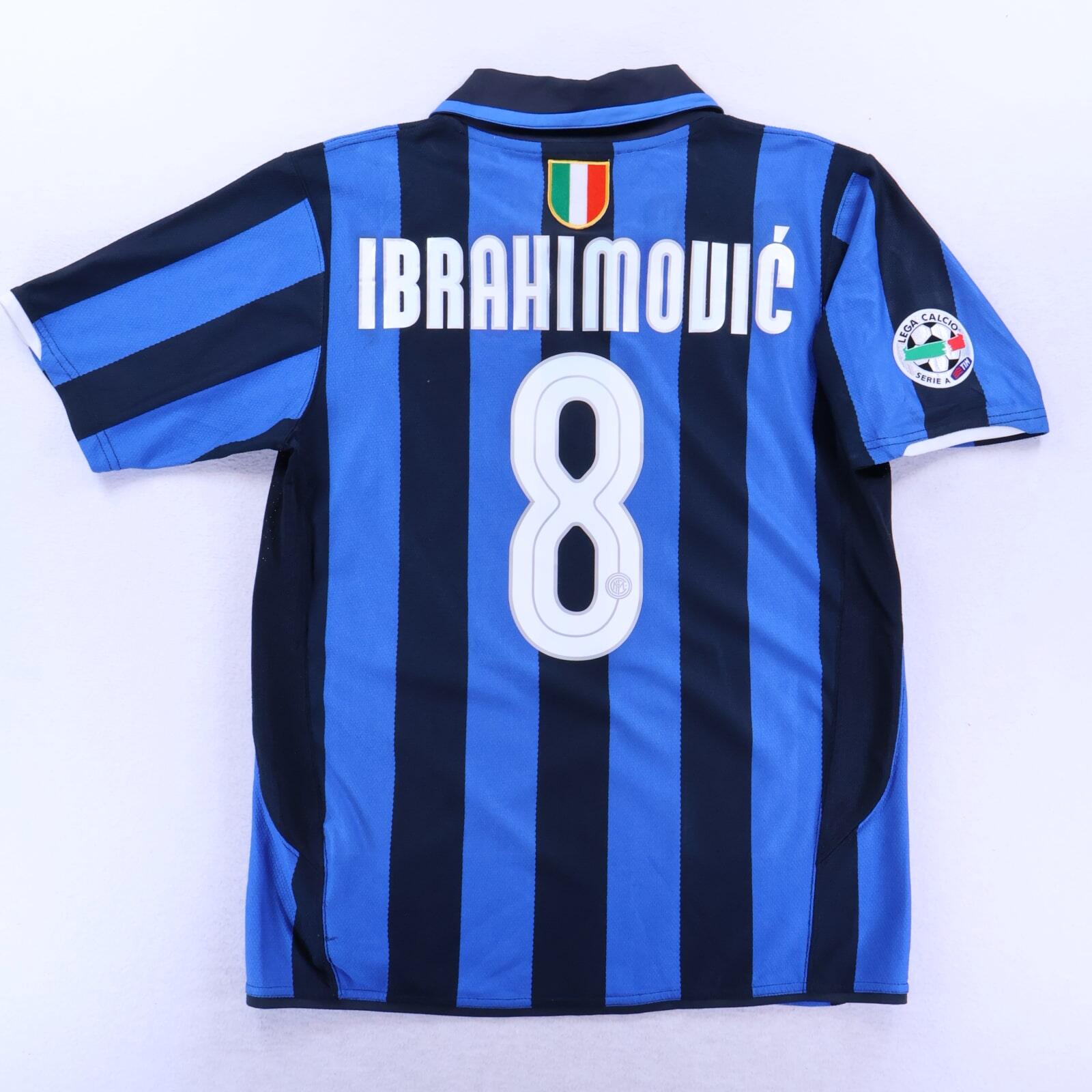 Inter Milan Ibrahimović #8 2007/08 Home Shirt - M