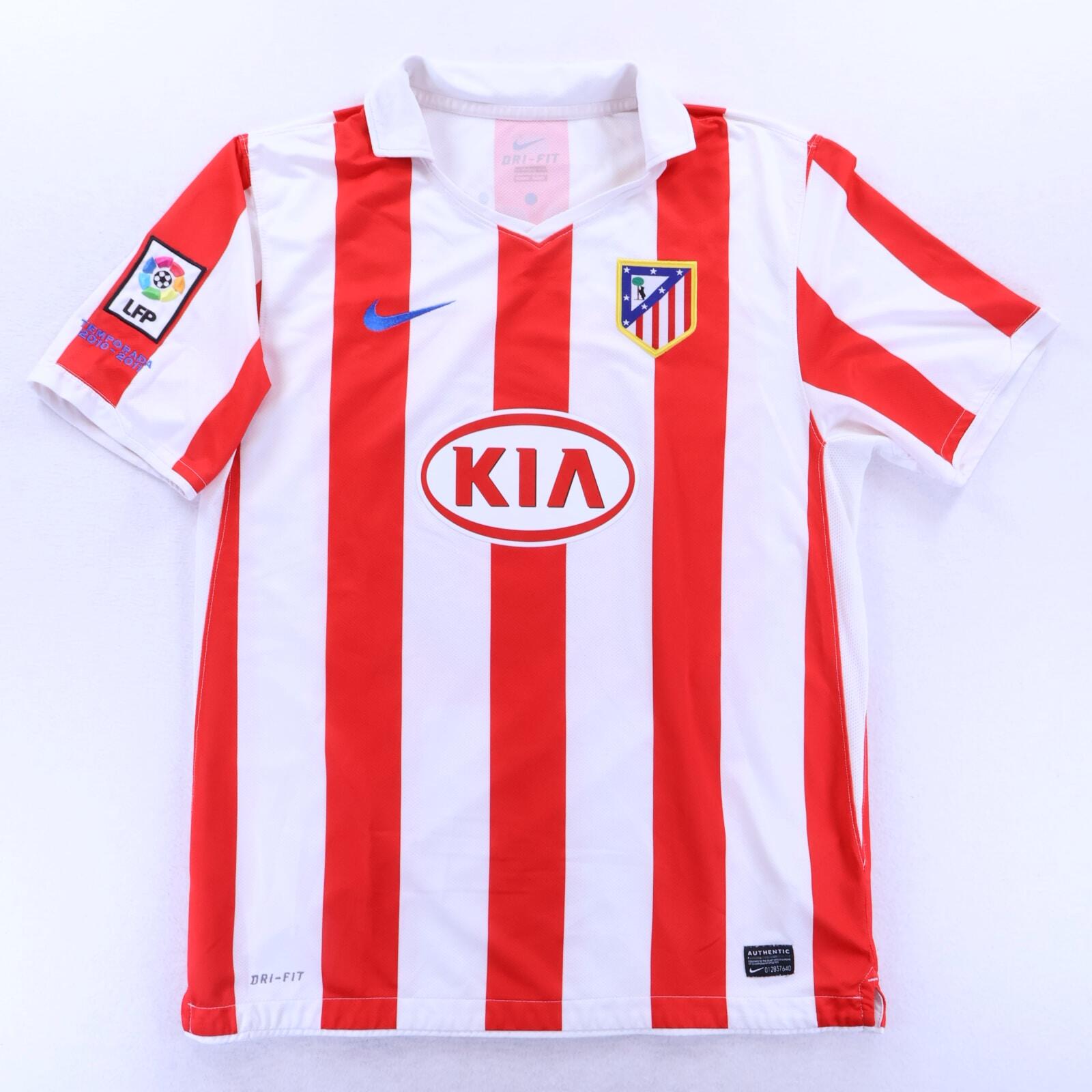 Atlético De Madrid Kun Aügero #10 2008/09 Home Shirt - L