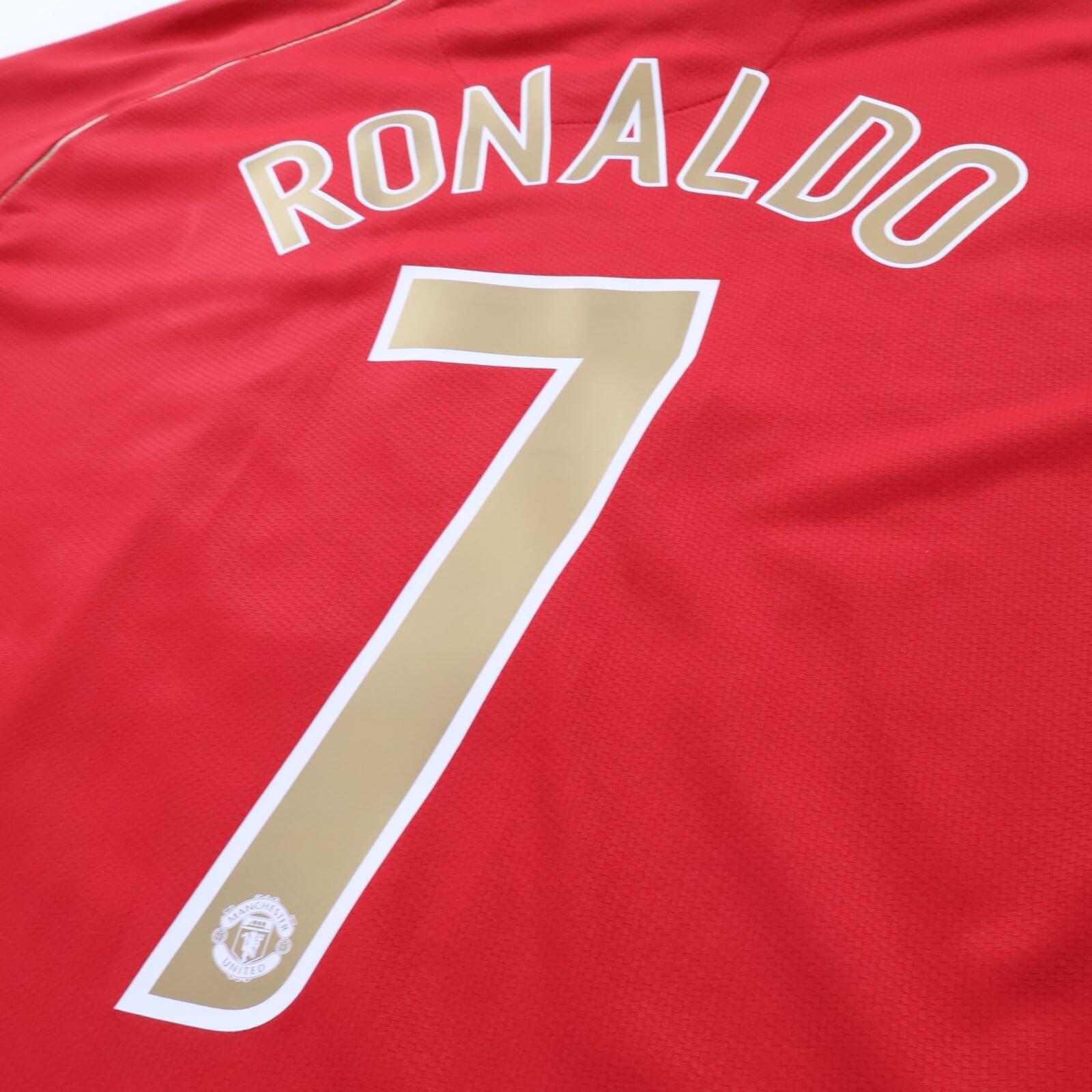 *MINT* Manchester United Ronaldo #7 2006/07 Home Shirt - XL