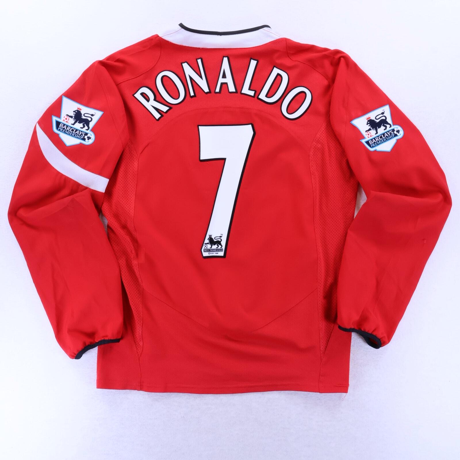 Manchester United Ronaldo #7 2004/06 Home Shirt - M
