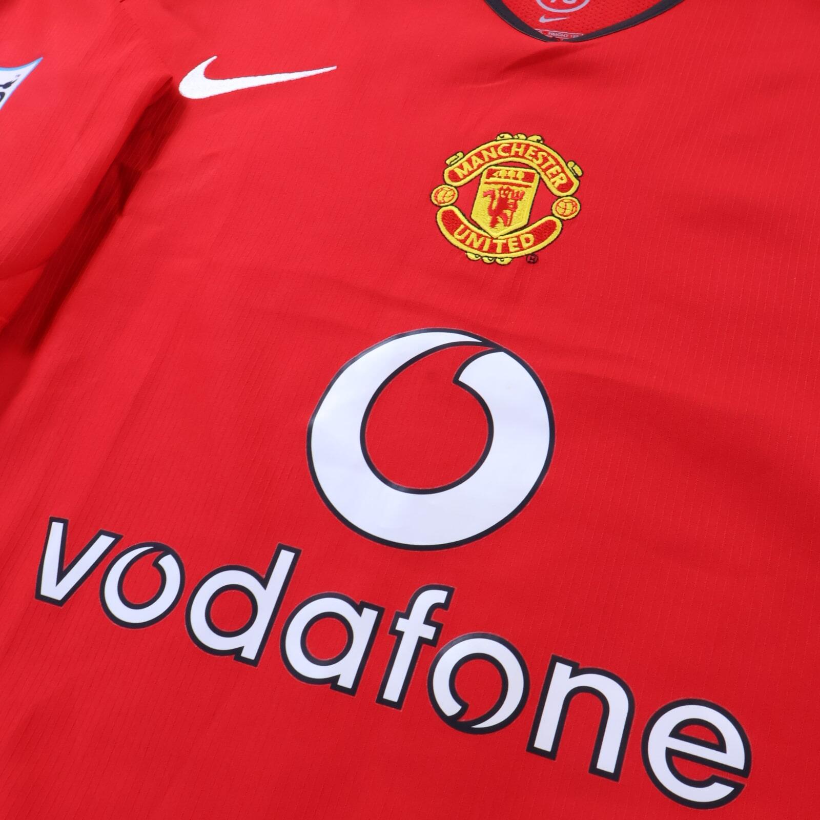 Manchester United Vidic #15 2004/06 Home Shirt - XL