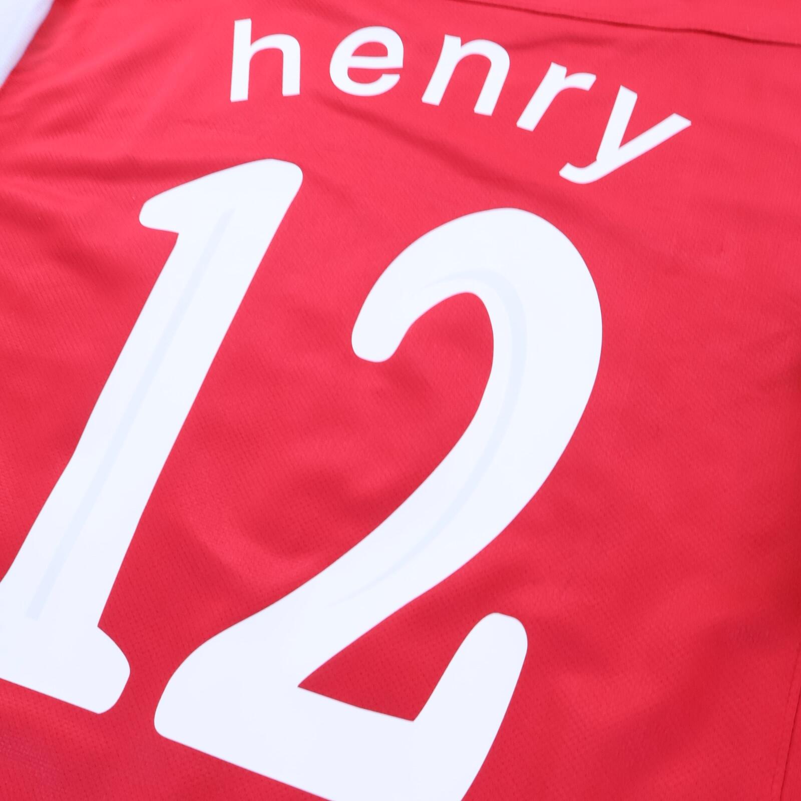 Arsenal Henry #12 2010/11 Home Shirt - M