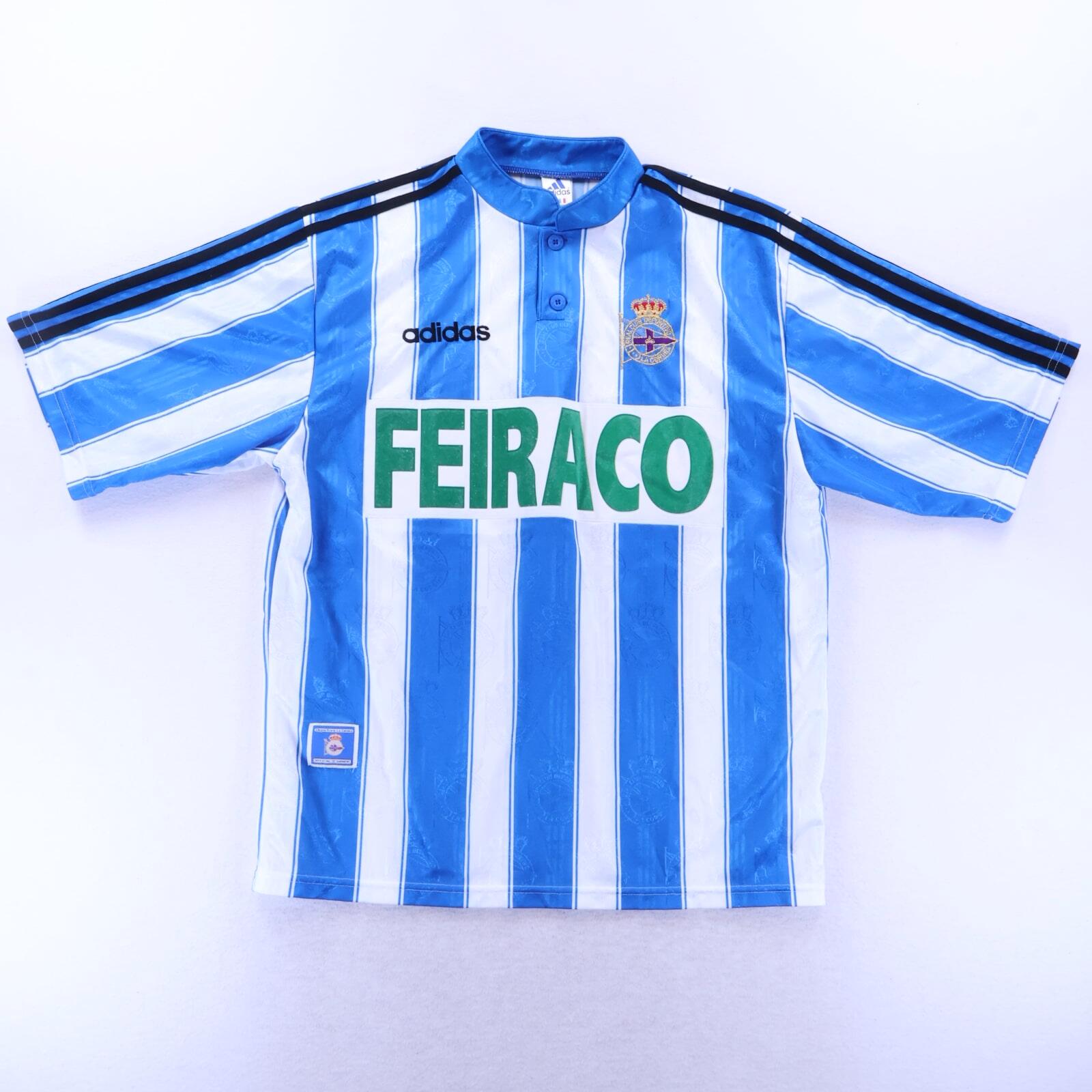 Deportivo La Coruna 1996/98 Home Shirt - L