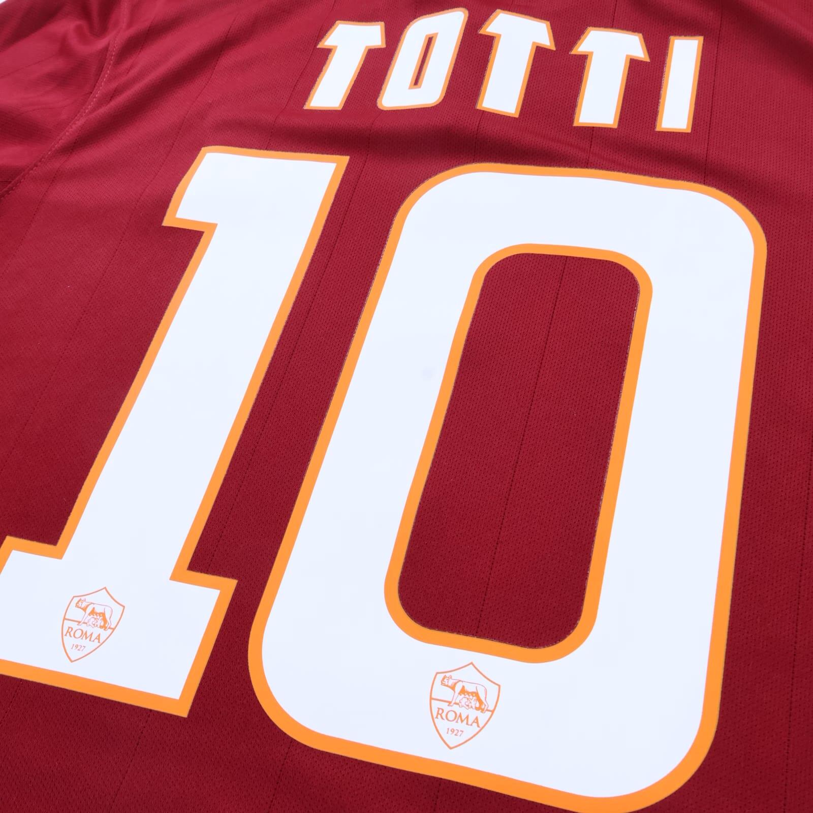 As Roma Totti #10 2014/15 Home Shirt - M