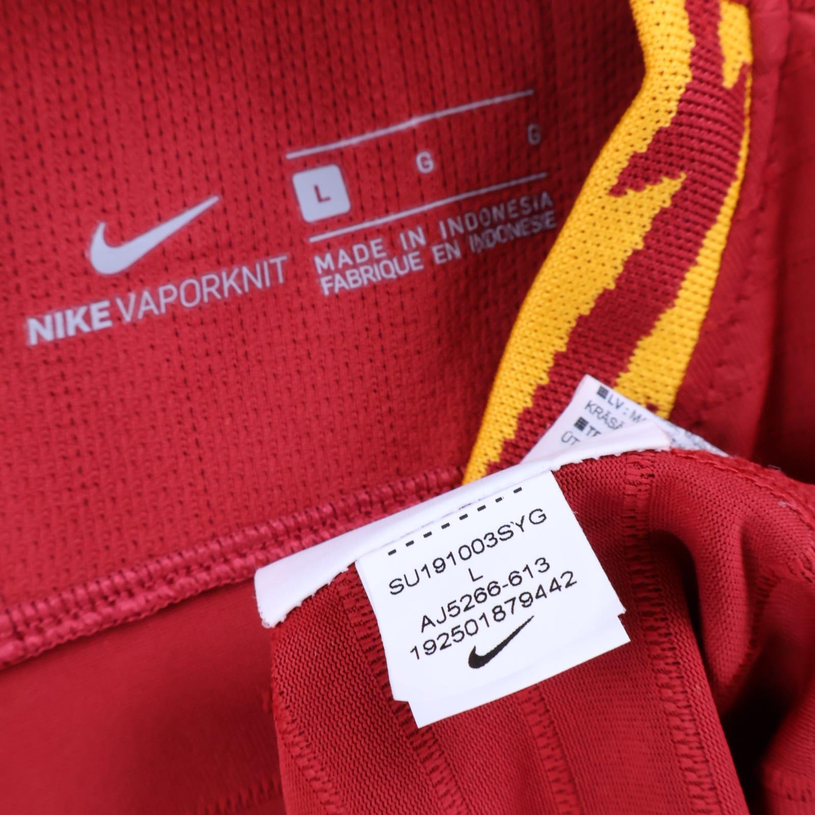 *MINT* As Roma Dz*Eko #9 2019/20 Home Shirt - Player Issue - L