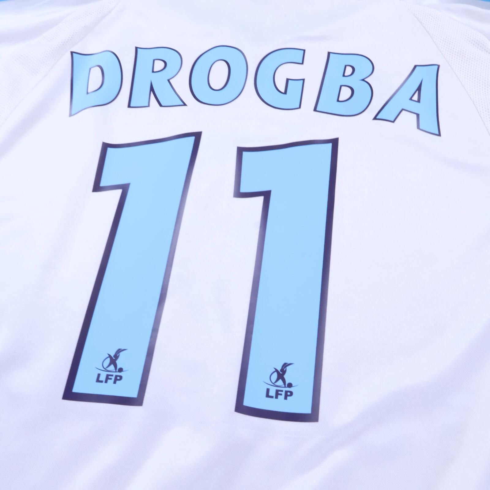 Marseille Drogba #11 2002/03 Home Shirt - L