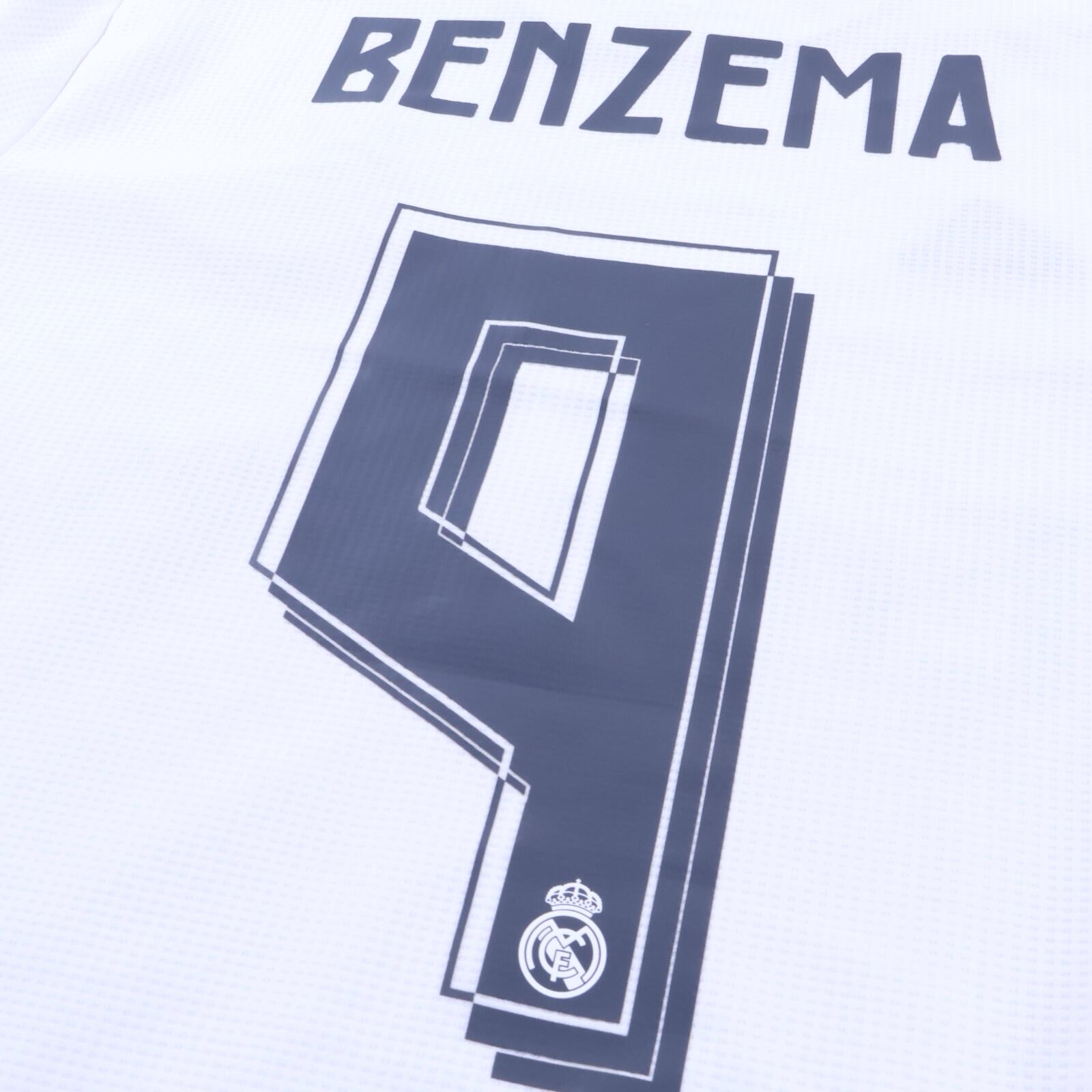 *MINT* Real Madrid Benzema #9 2015/16 Home Shirt - L