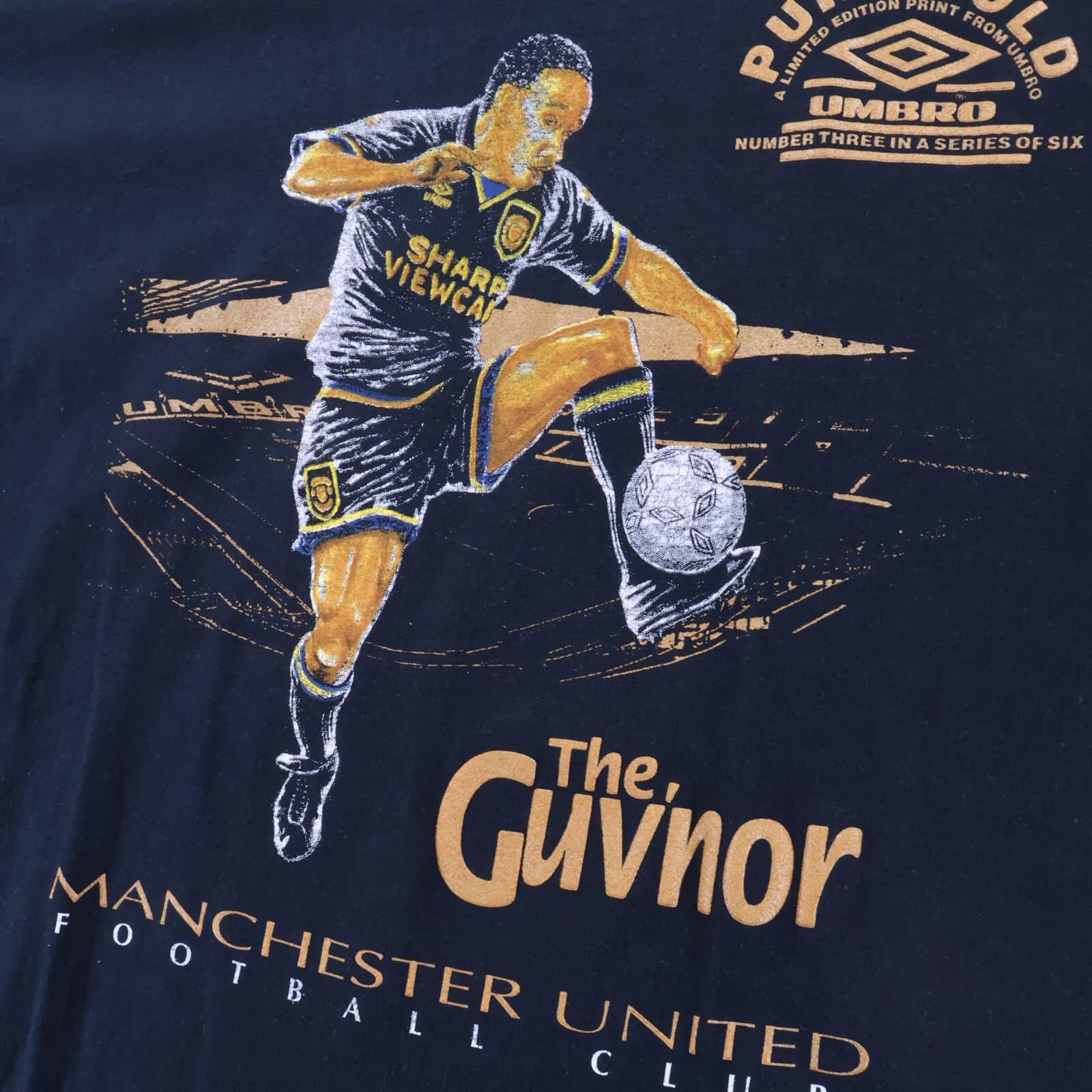 Manchester United Ince #8 1993/95 The Guvnor' Graphic T-Shirt - XL