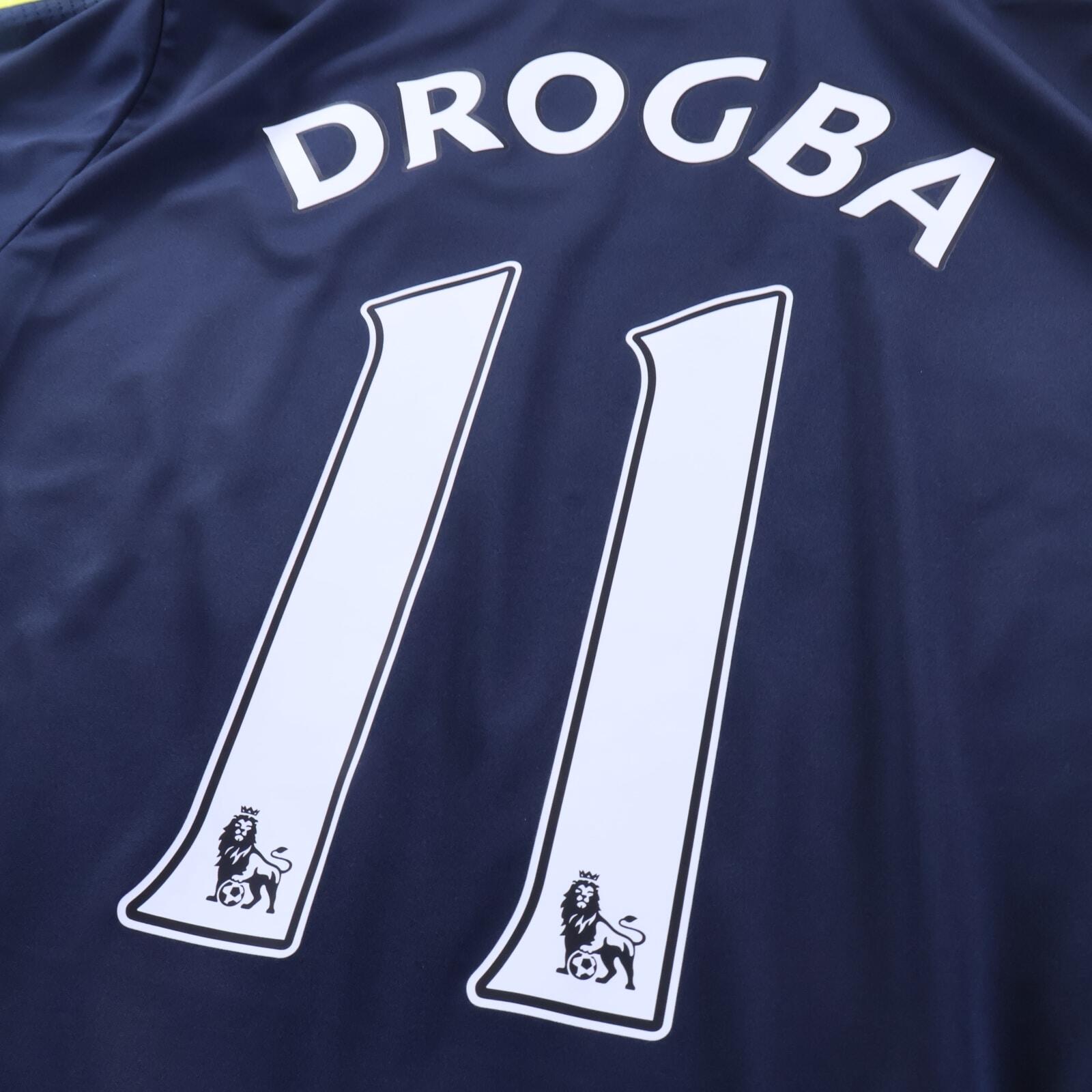 Chelsea Drogba #11 2009/10 Away Shirt - M