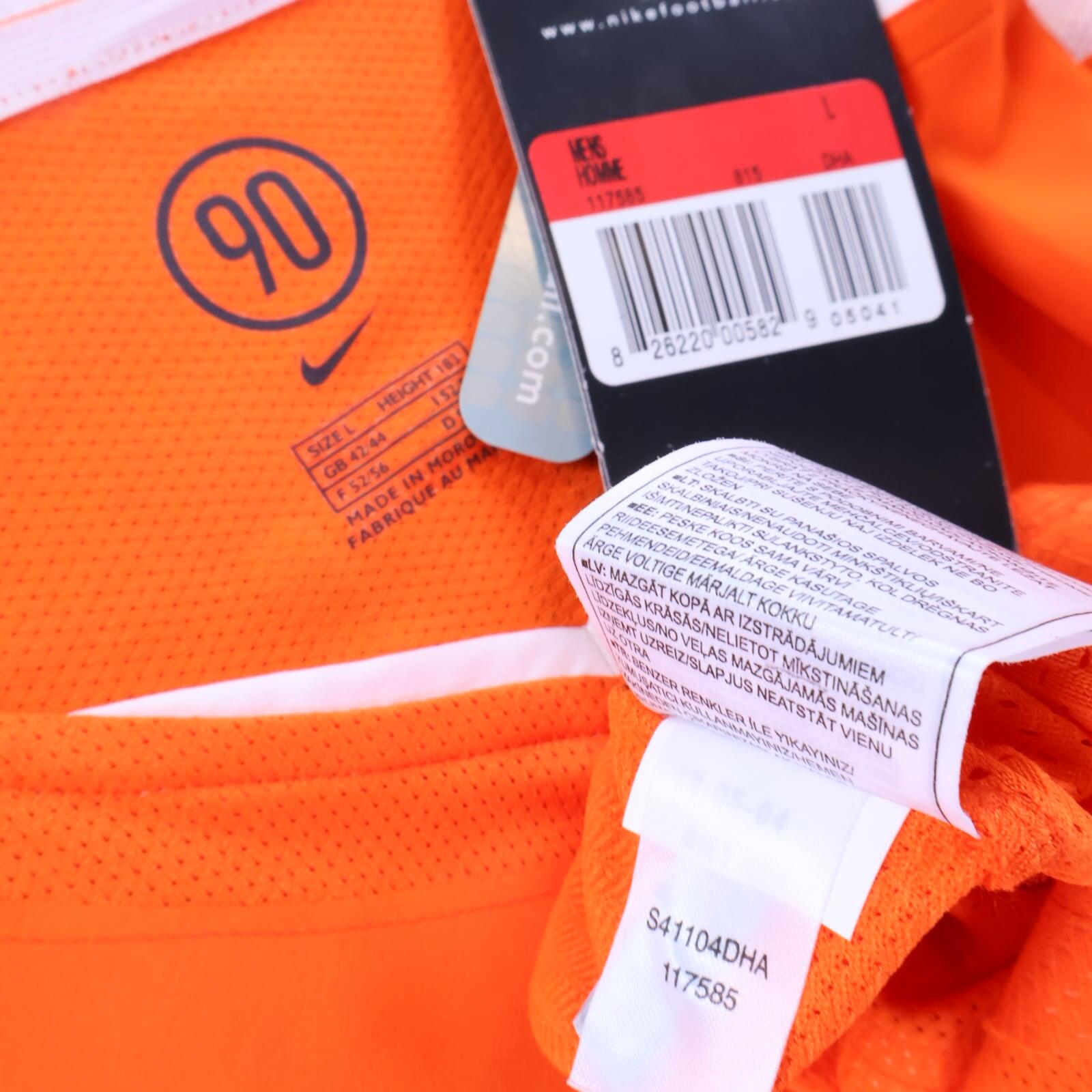 *NWT* Netherlands V.Nistelrooy #10 2004/06 Home Shirt (Limited Edition Player) - L