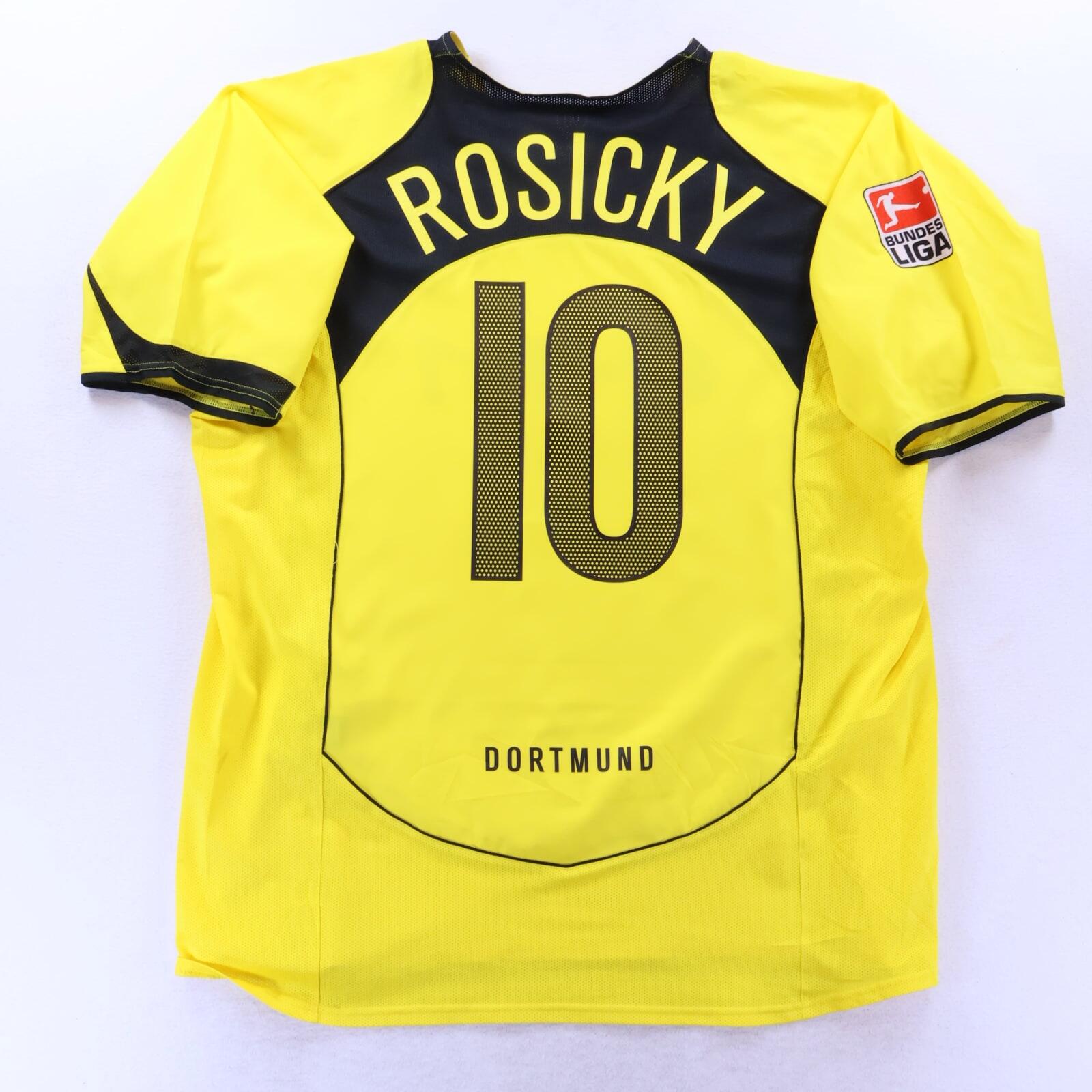 Borussia Dortmund Rosicky #10 2004/05 Home Shirt - XL