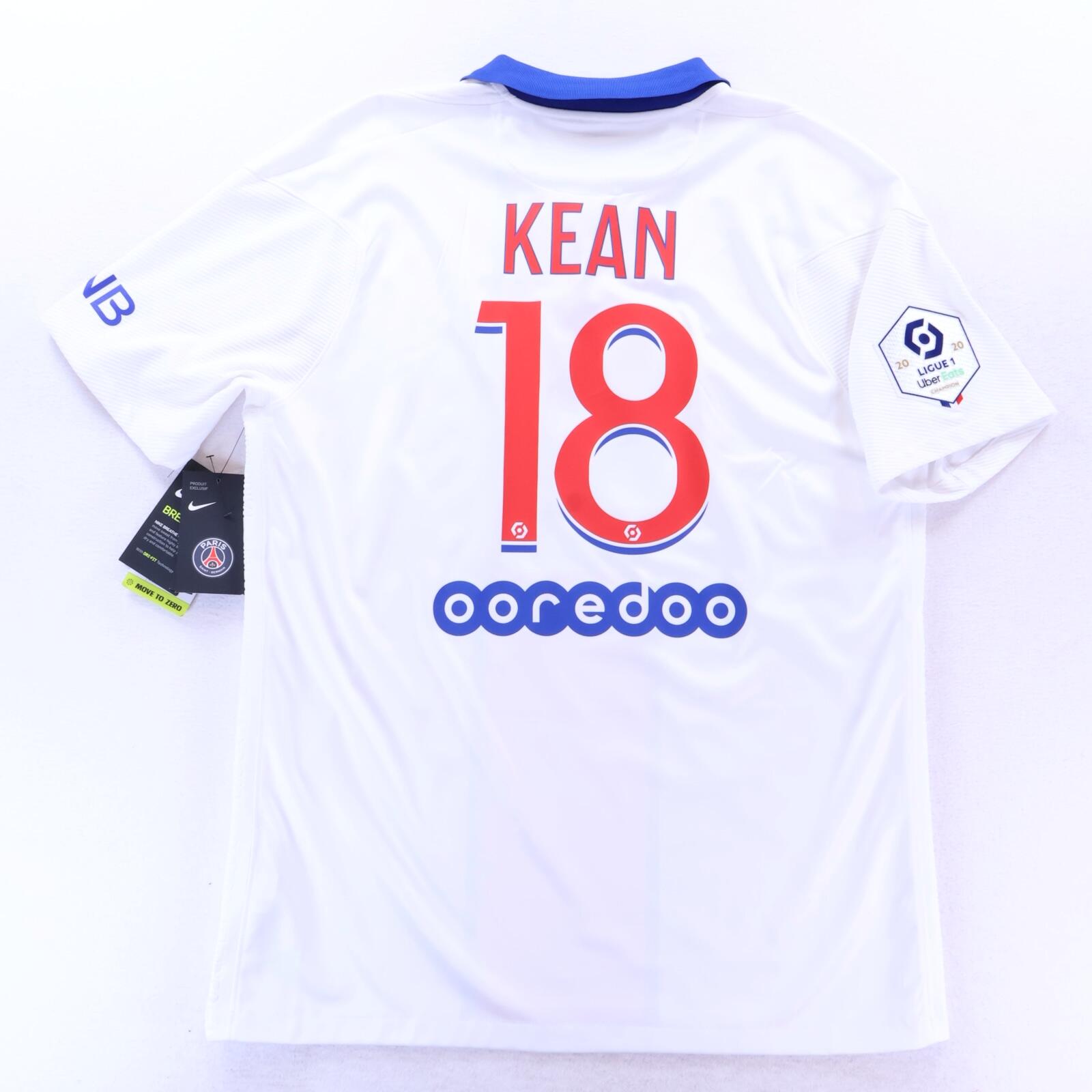 *NWT* Paris Saint-Germain F.C Kean #18 2020/21 Away Shirt - L