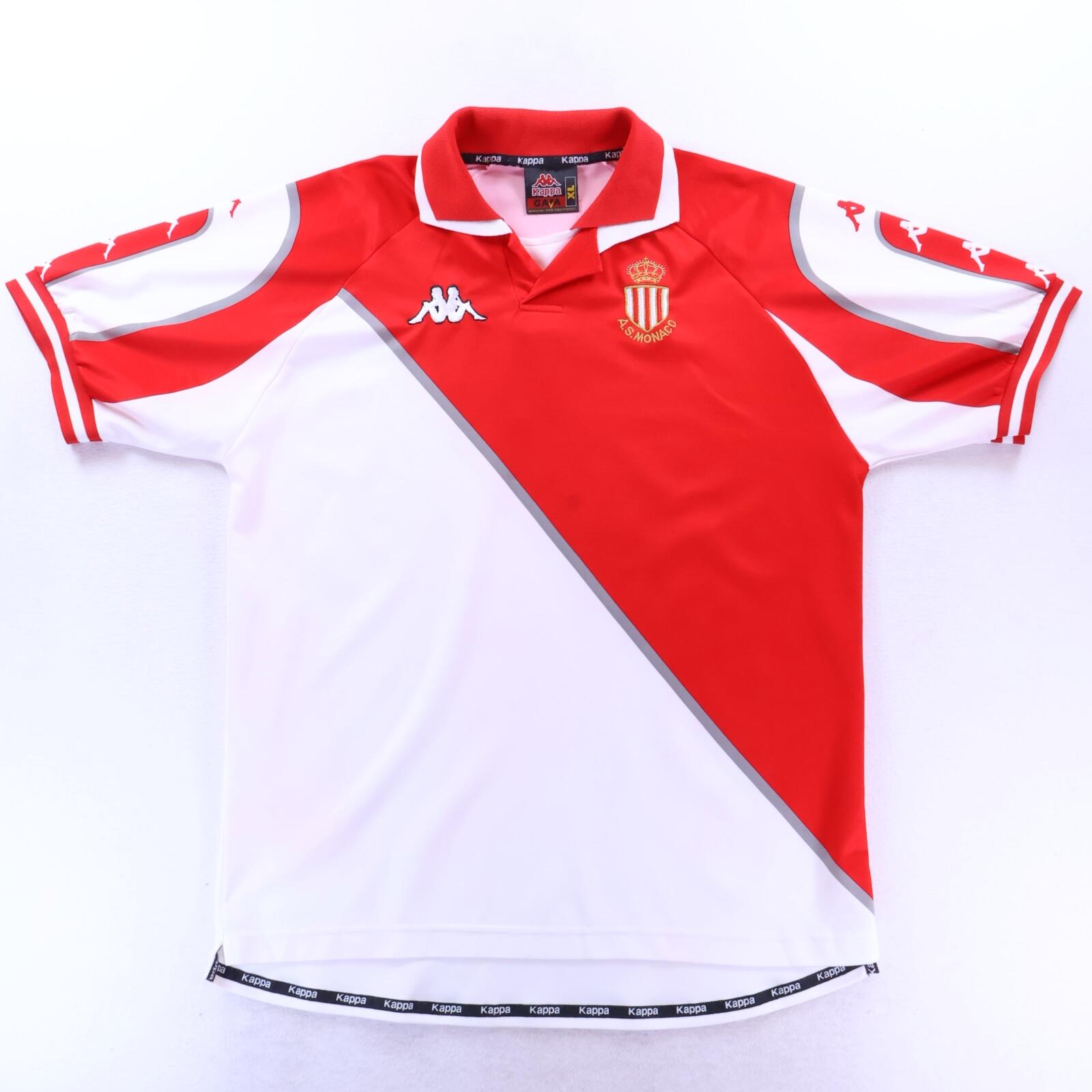 As Monaco #7 1998/99 Home Shirt - XL