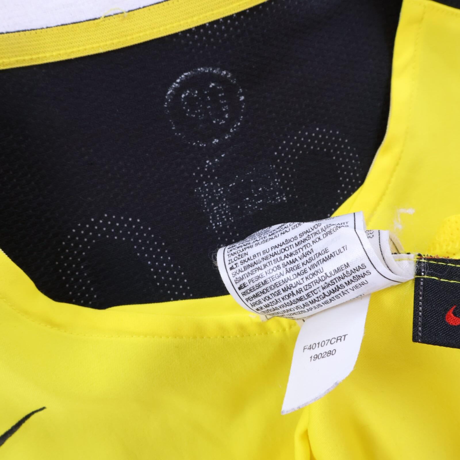Borussia Dortmund Rosicky #10 2004/05 Home Shirt - S