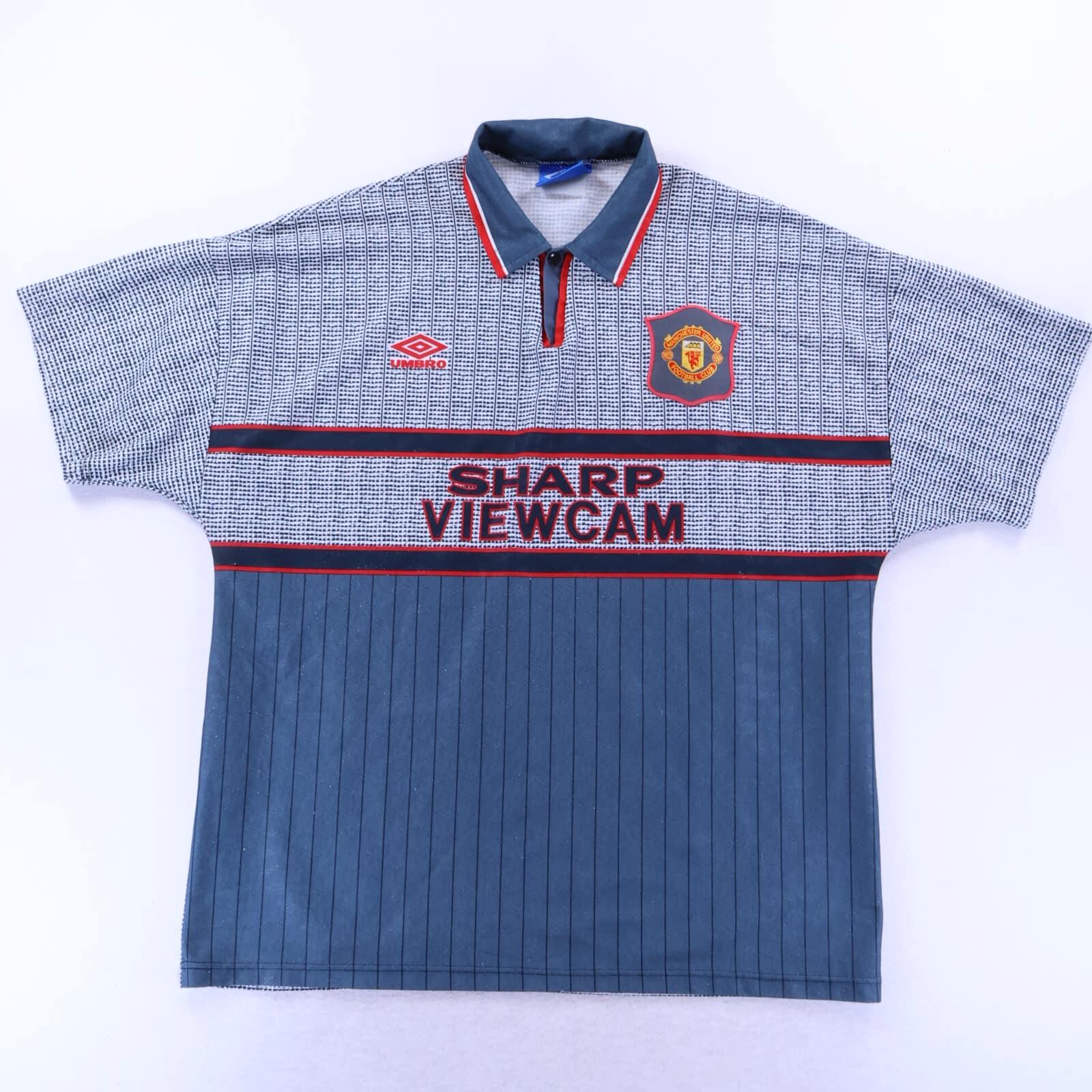 Manchester United Cantona #7 1995/96 Away Shirt - 2XL