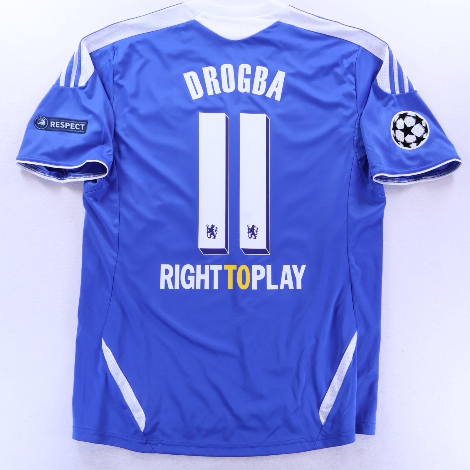 *MINT* Chelsea Drogba #11 2011/12 Home Shirt - XL