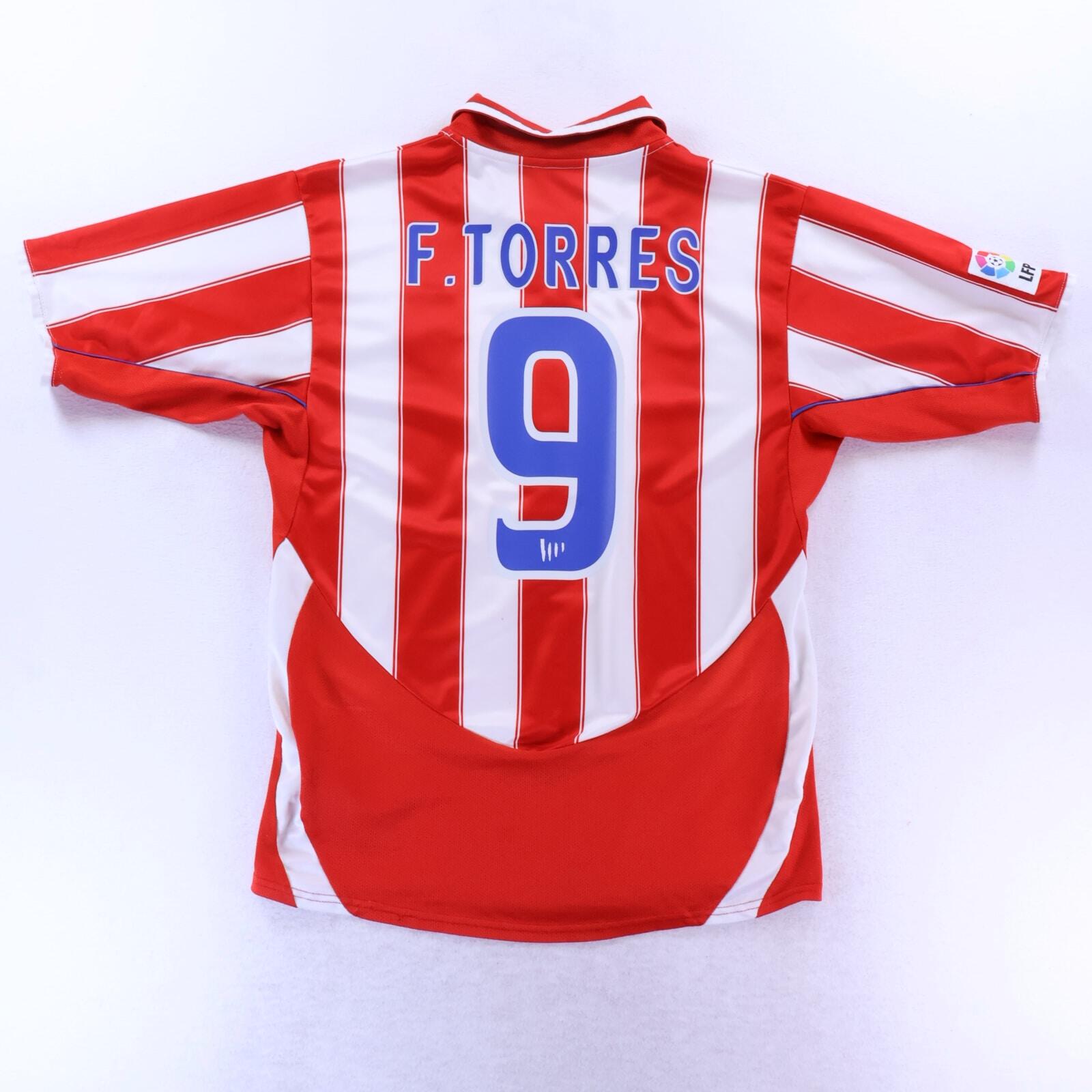 Atlético De Madrid F. Torres #9 2003/04 Home Shirt - L