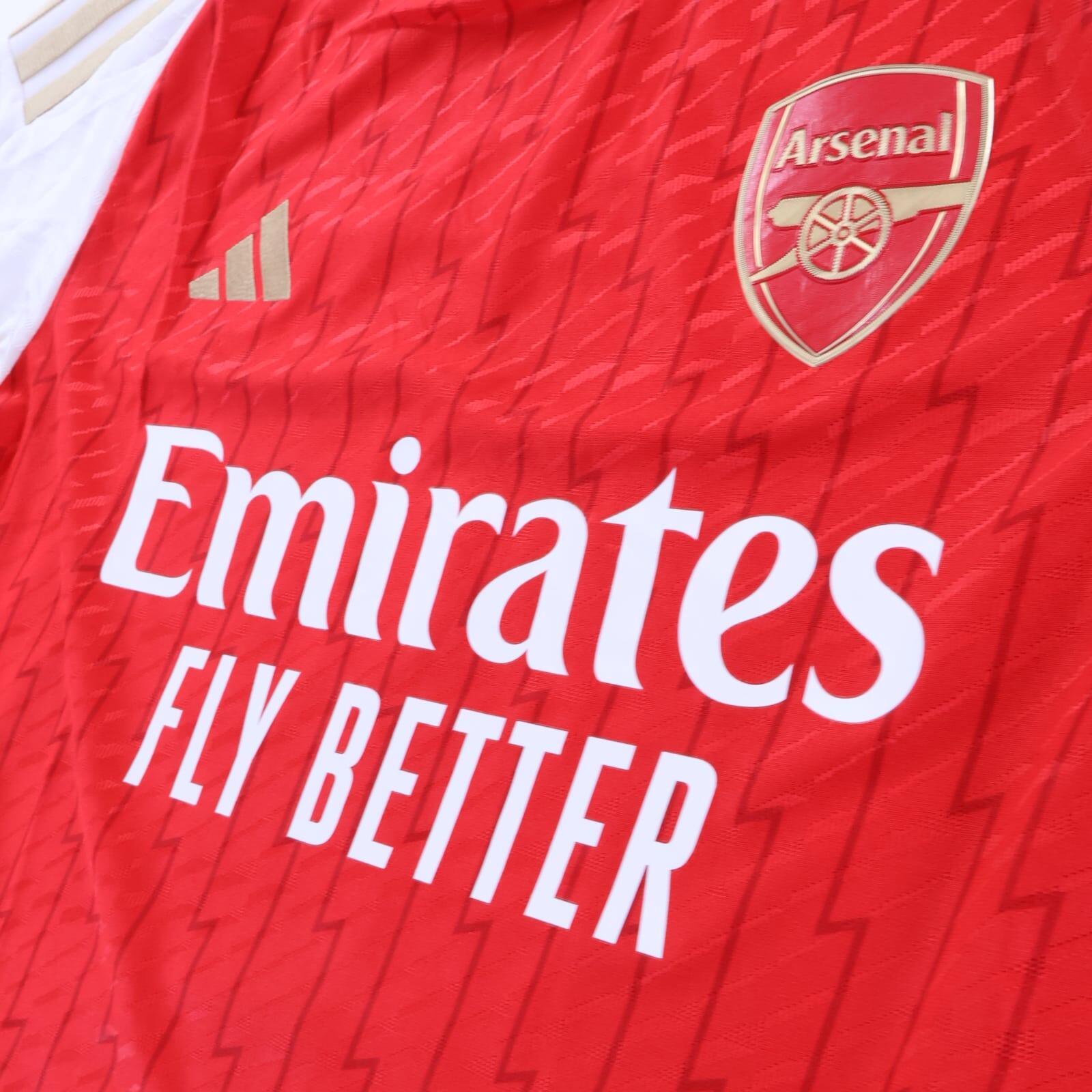 *NWT* Arsenal Trossard #19 2023/24 Home Shirt - Player Issue - L