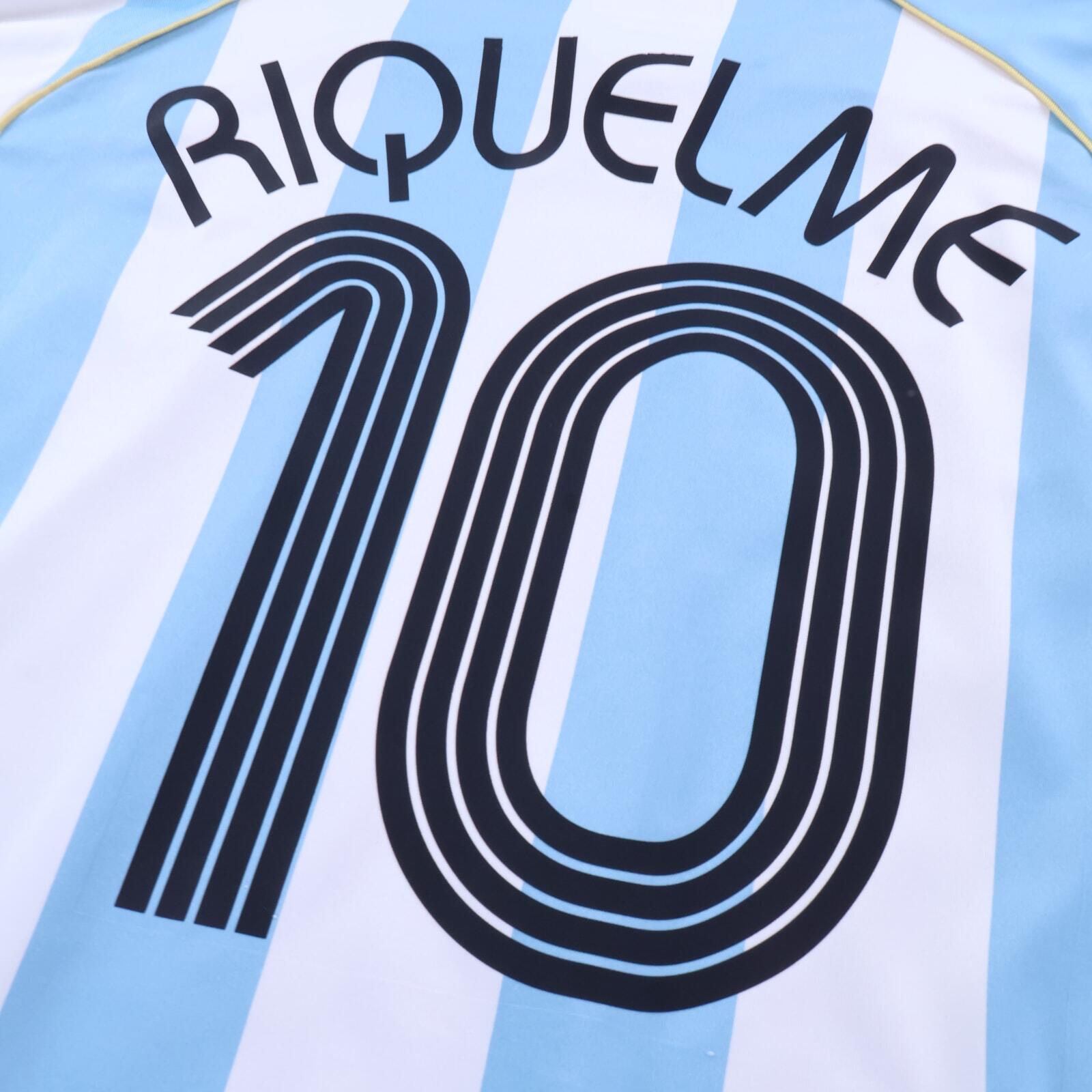 Argentina Riquelme #10 2006 Home Shirt - L