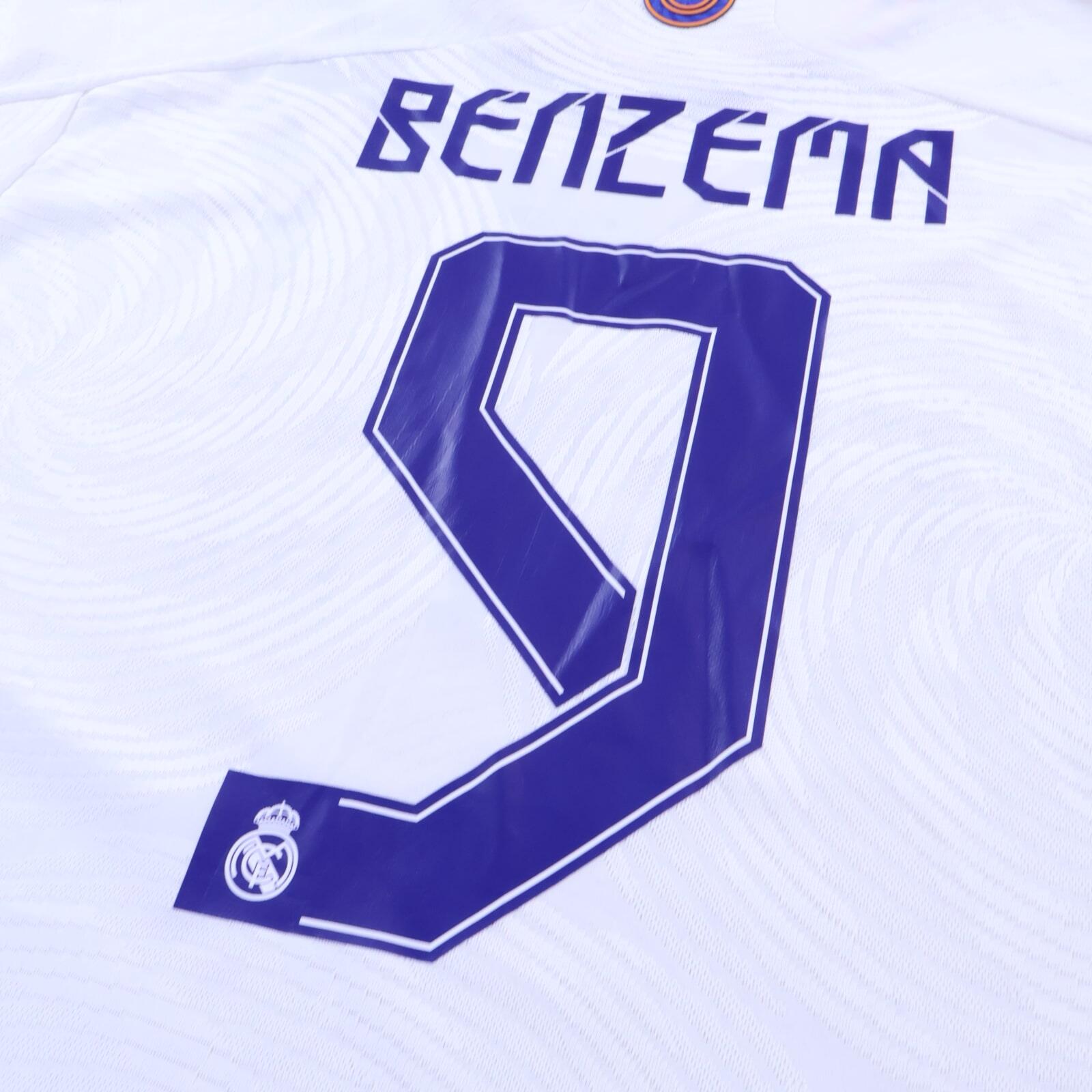 *NWT* Real Madrid Benzema #9 2021/22 Home Shirt - XL