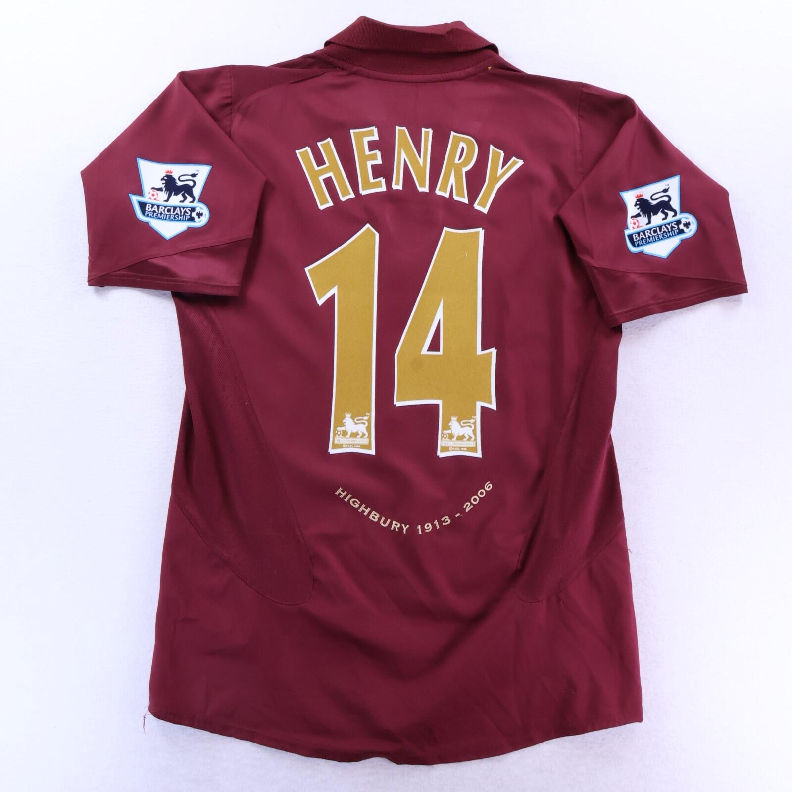 *MINT* Arsenal Henry #14 2005/06 Home Shirt - M
