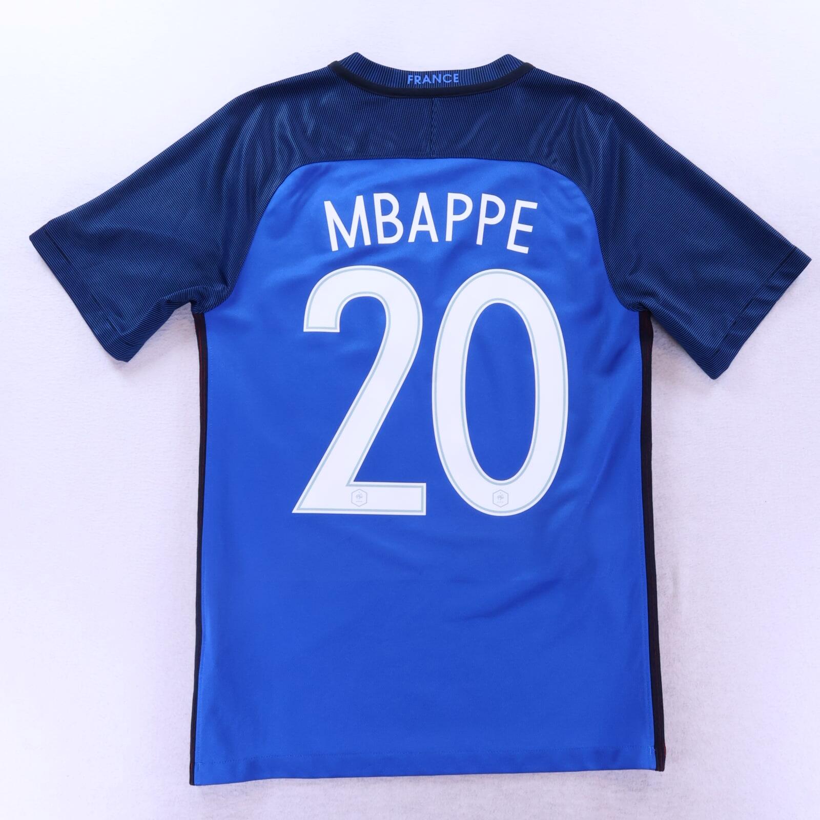 France Mbappé #20 2016/17 Home Shirt - S