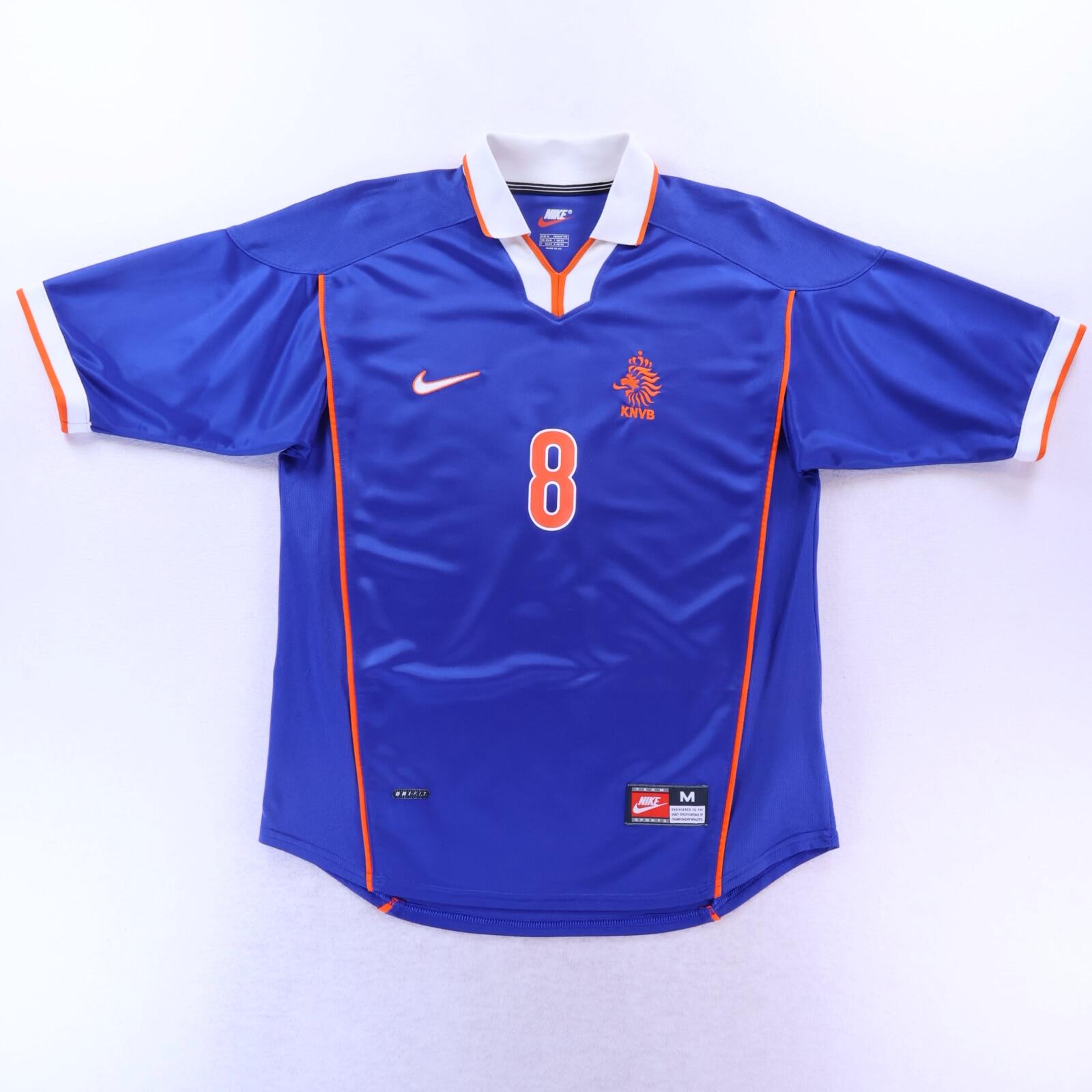 *MINT* Netherlands Bergkamp #8 1998/00 Away Shirt - M