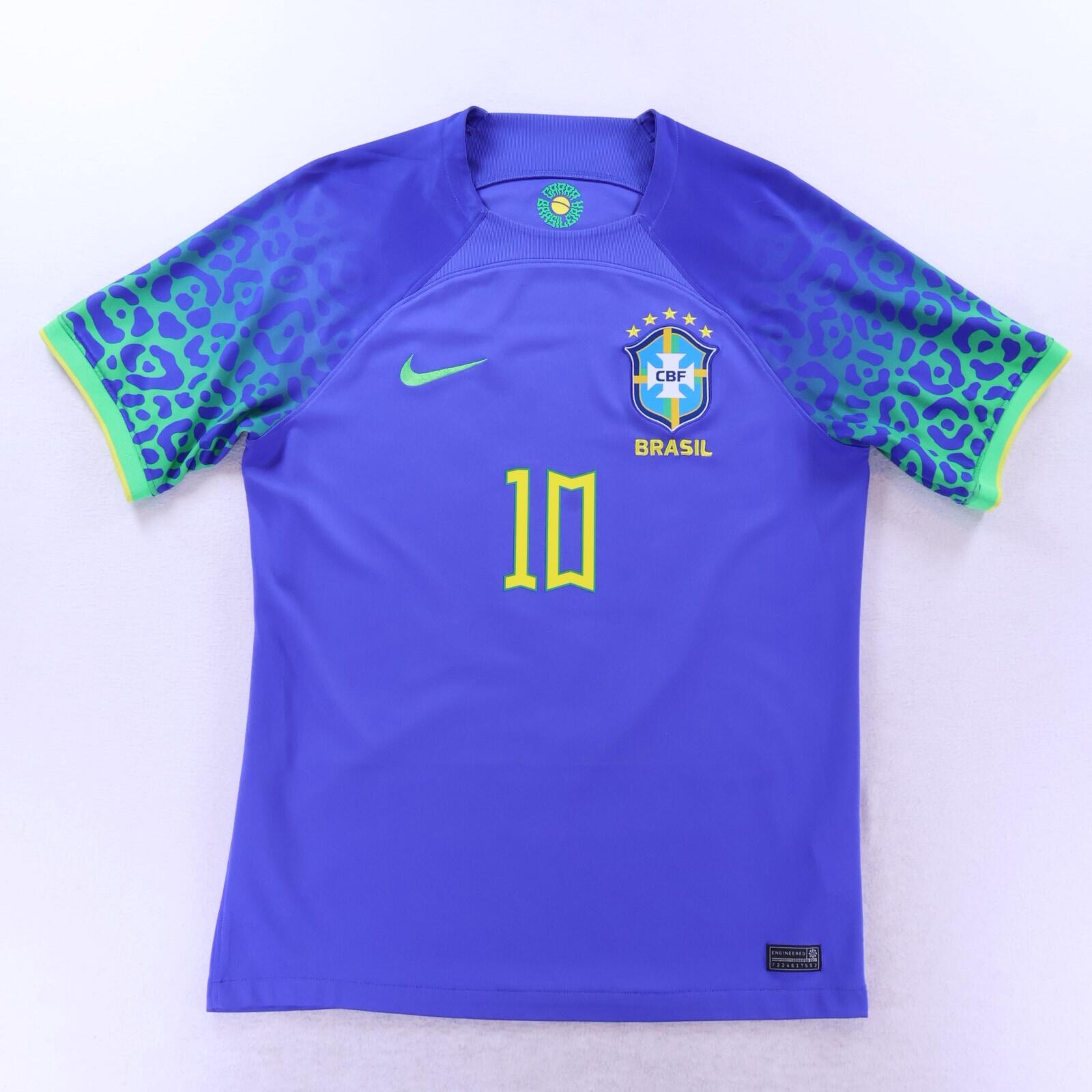 Brazil Neymar Jr #10 2022 Away Shirt - M