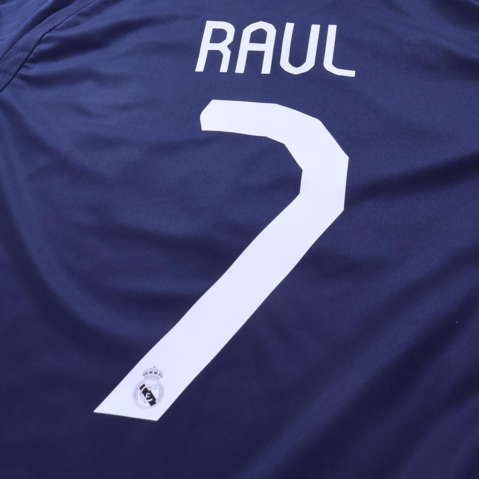 *MINT* Real Madrid Raul #7 2007/08 Away Shirt - L