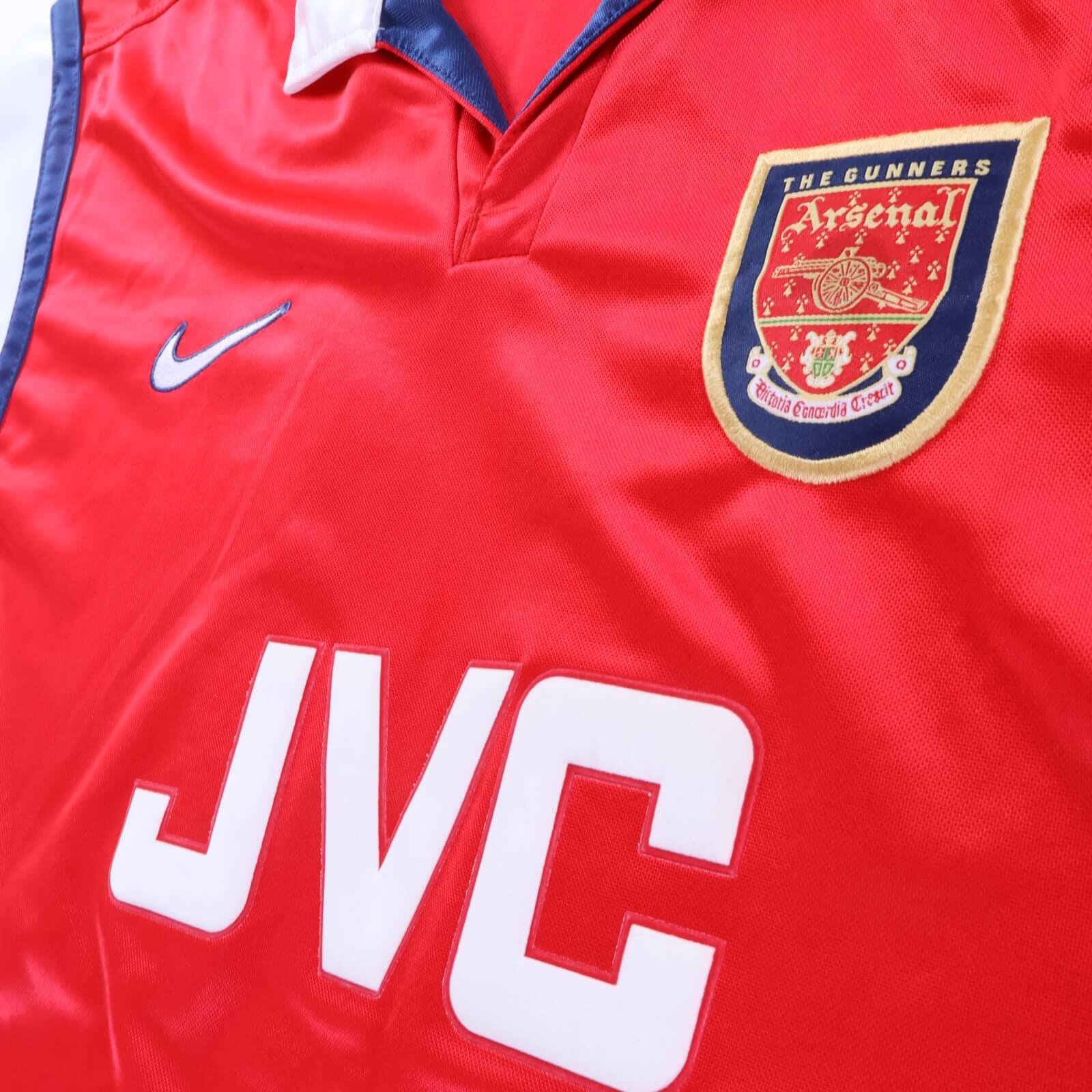 Arsenal Overmars #11 1998/99 Home Shirt - L