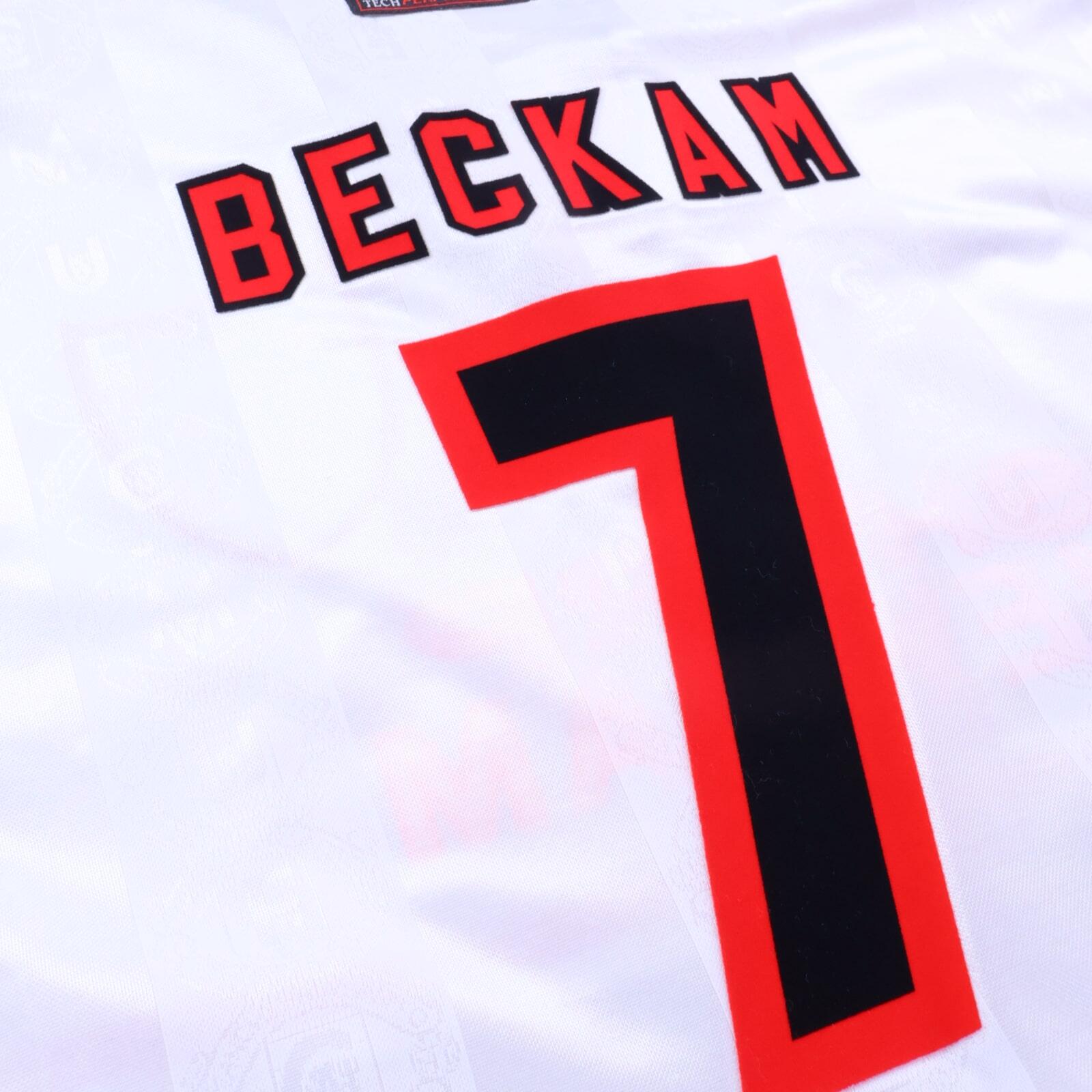 Manchester United Beckham #7 1997/99 Away Shirt - Long Sleeve - L