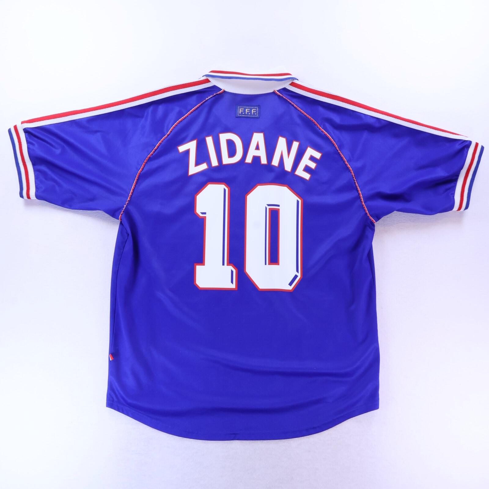 France Zidane #10 1998 Home Shirt - XL