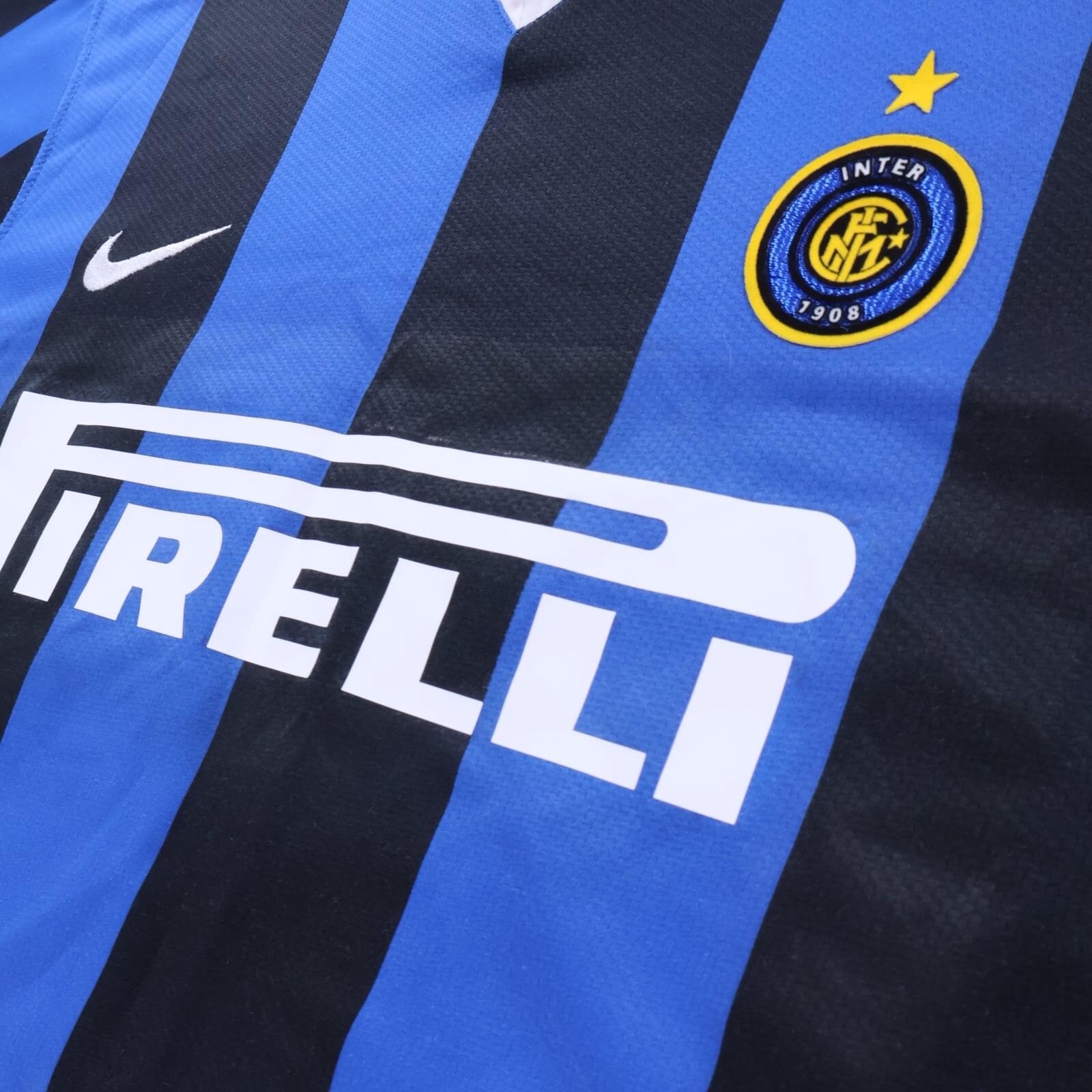 Inter Milan Adriano #10 2006/07 Home Shirt - L