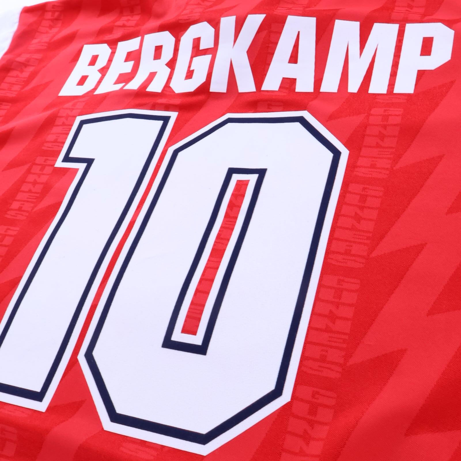 Arsenal Bergkamp #10 1994/96 Home Shirt - Long Sleeve - L