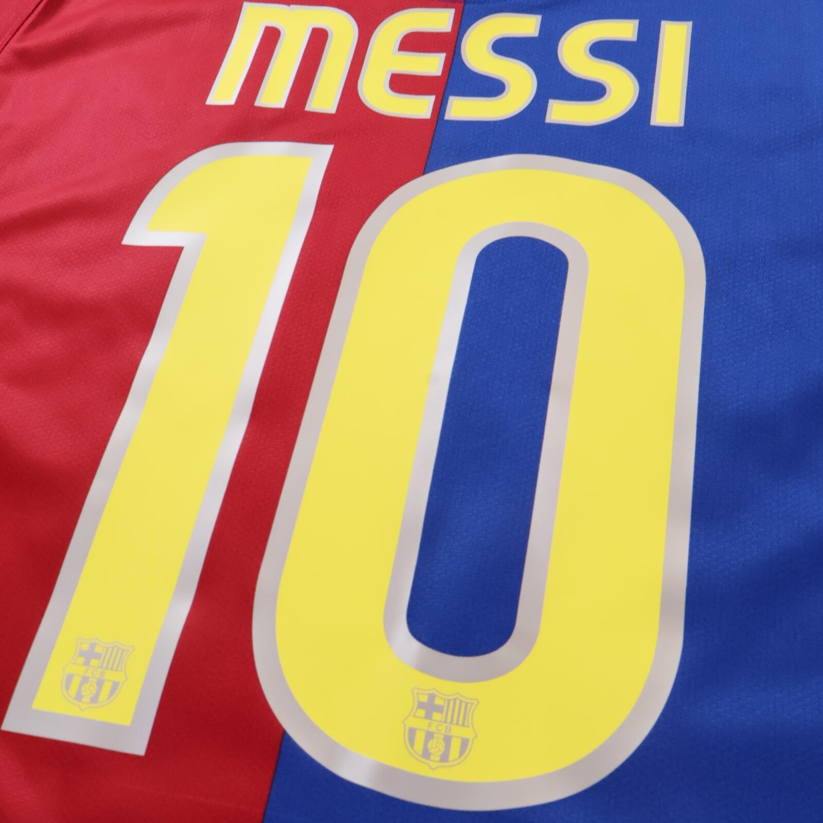 Barcelona Messi #10 2008/09 Home Shirt - M