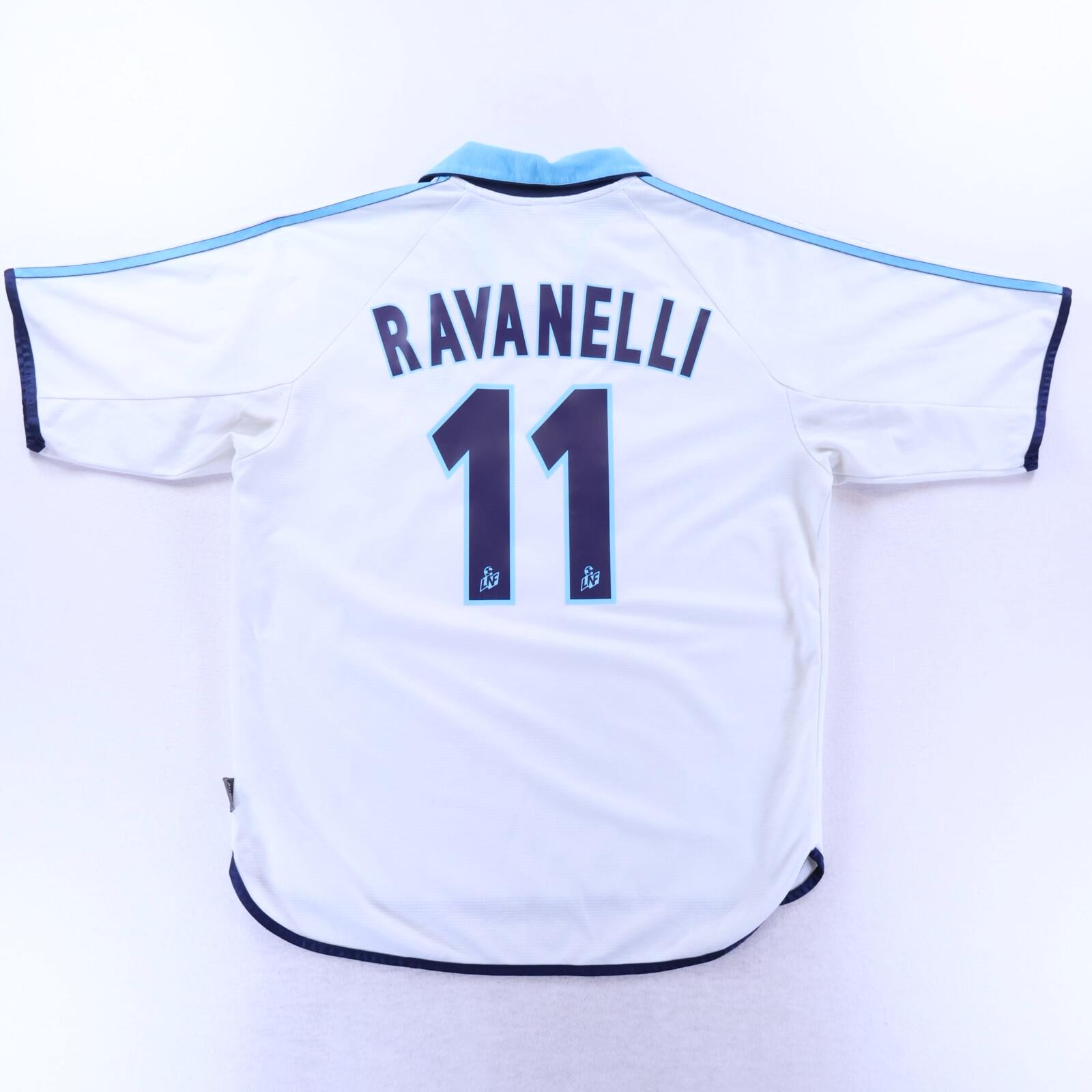 Marseille Ravanelli #11 1999/00 Home Shirt - L