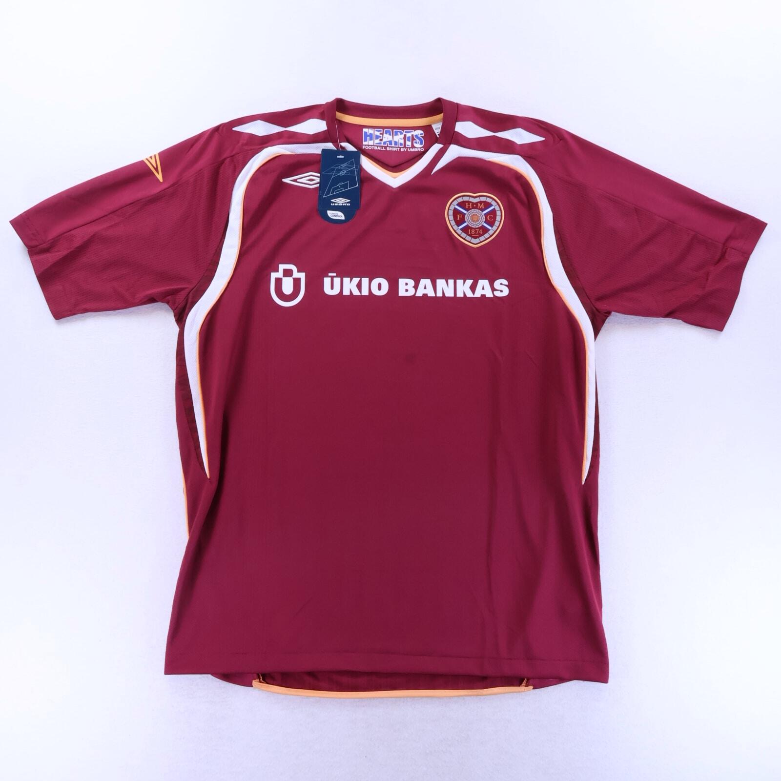 *NWT* Heart Of Midlothian 2007/08 Home Shirt - XL
