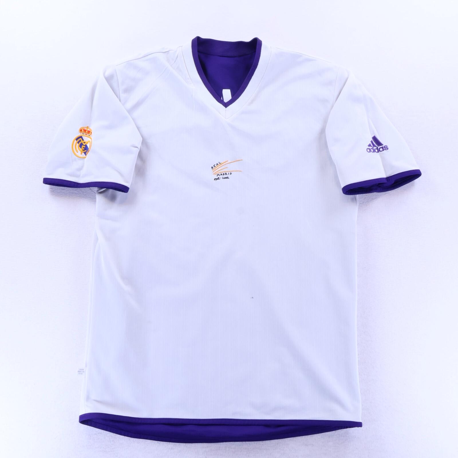 Real Madrid Zidane #5 2002/03 Away Shirt - Reversible - S
