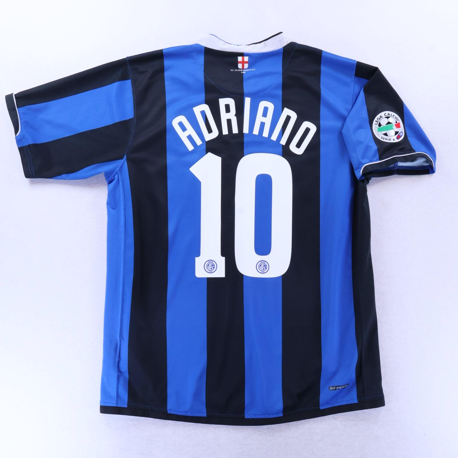 *MINT* Inter Milan Adriano #10 2006/07 Home Shirt - L