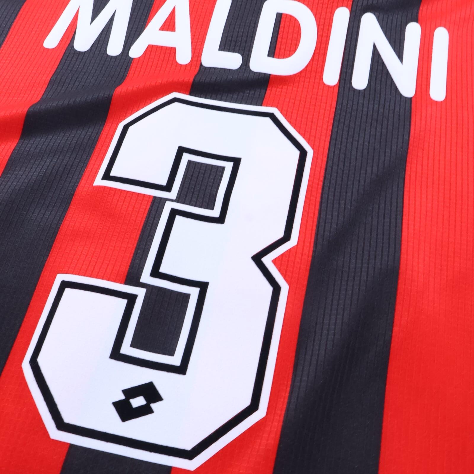 Ac Milan Maldini #3 1997/98 Home Shirt - XL