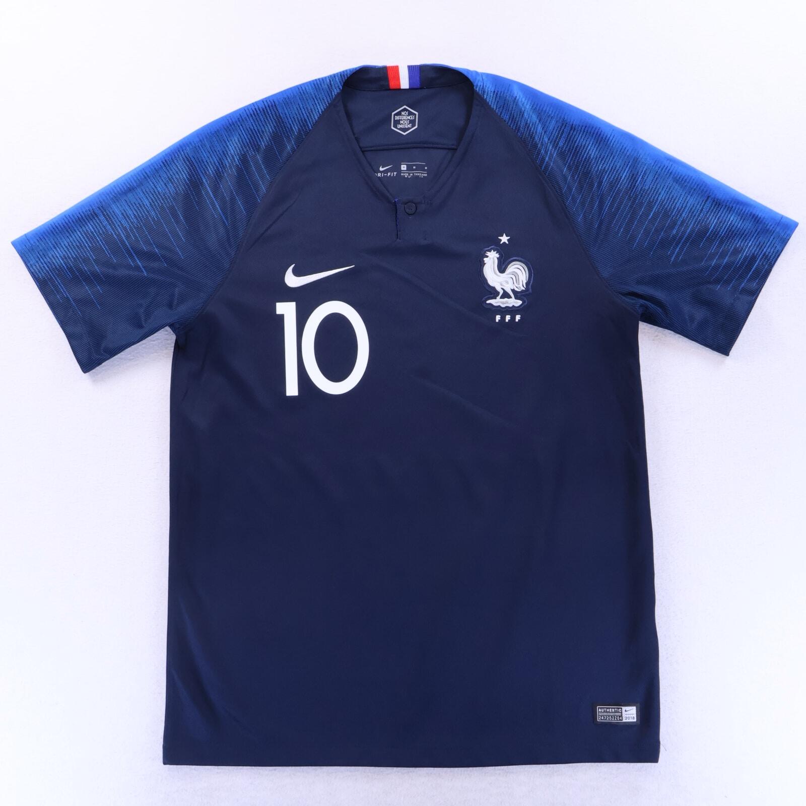 *MINT* France Mbappé #10 2018/19 Home Shirt - M