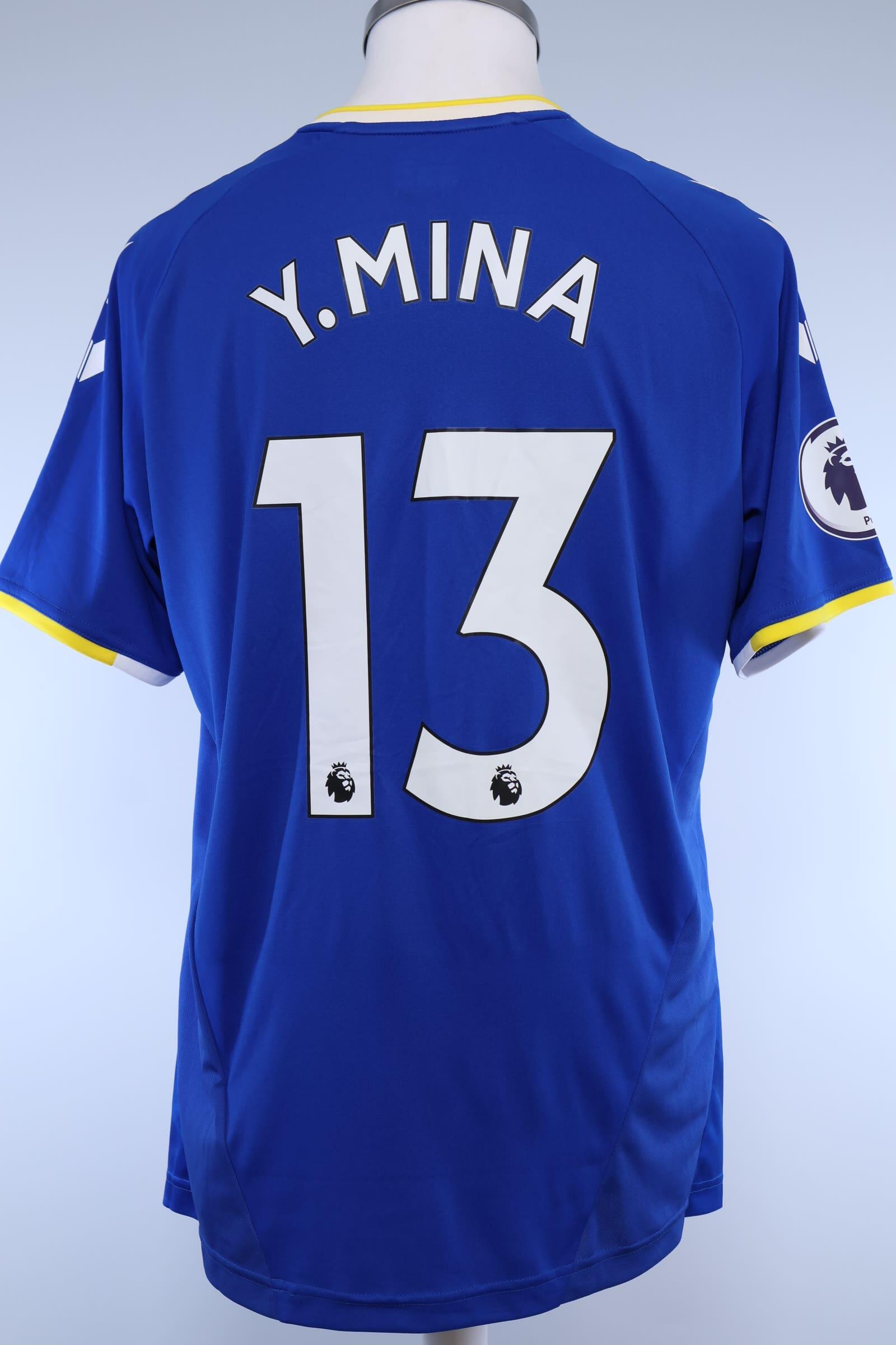 Everton 2021/22 Y.Mina #13 Home Shirt - LAuthentic Original Football Shirt