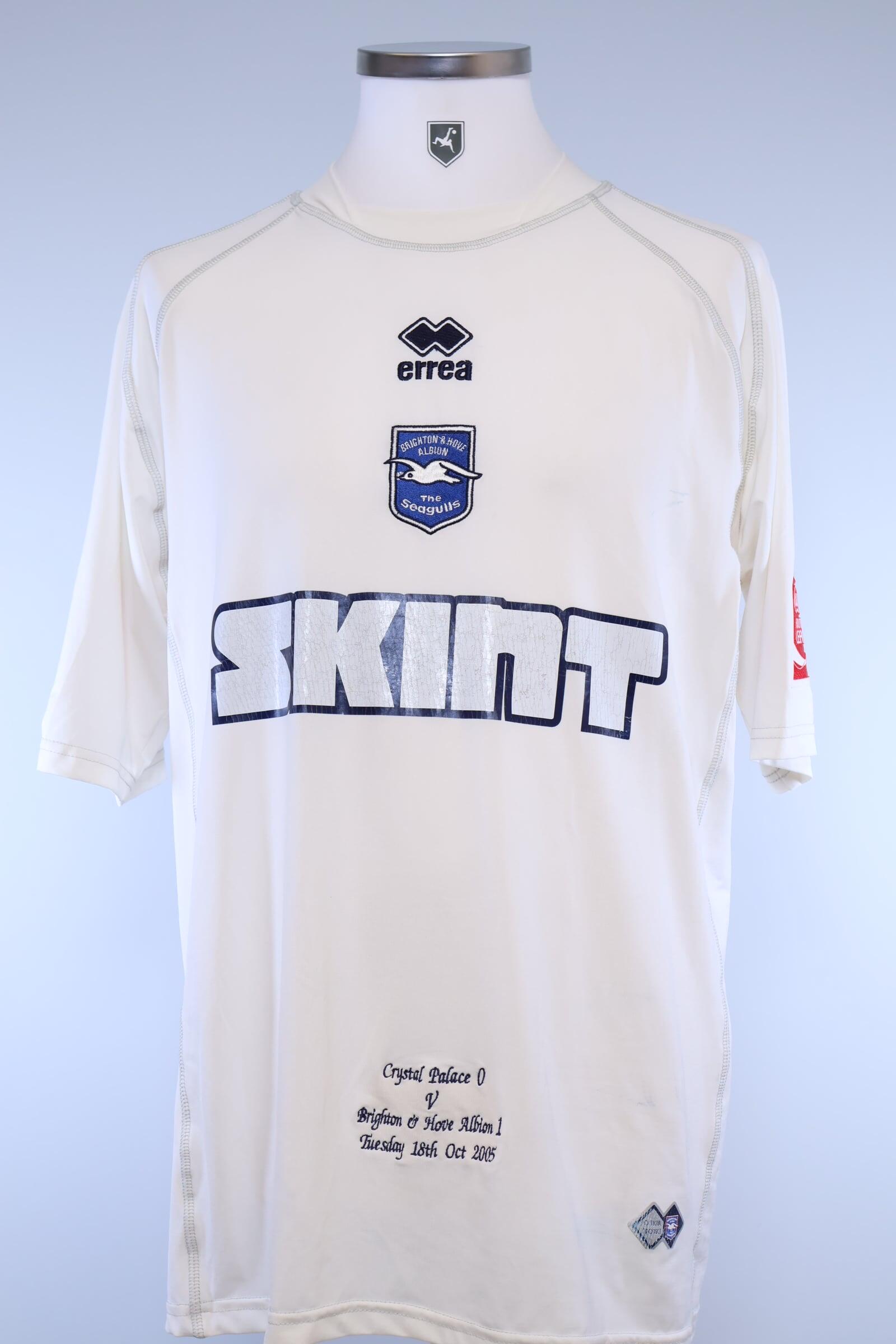 Brighton & Hove Albion F.C 2005/06 Mcshane #5 Away Shirt - Special Edition - XL Authenic Original Football Shirt