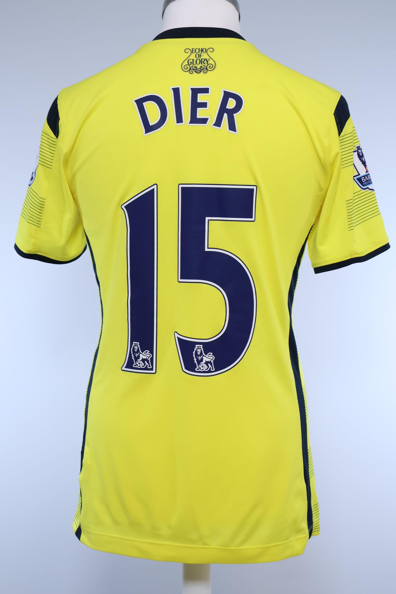 Tottenham Hotspur 2014/15 Dier #15 Third Shirt - LAuthentic Original Football Shirt