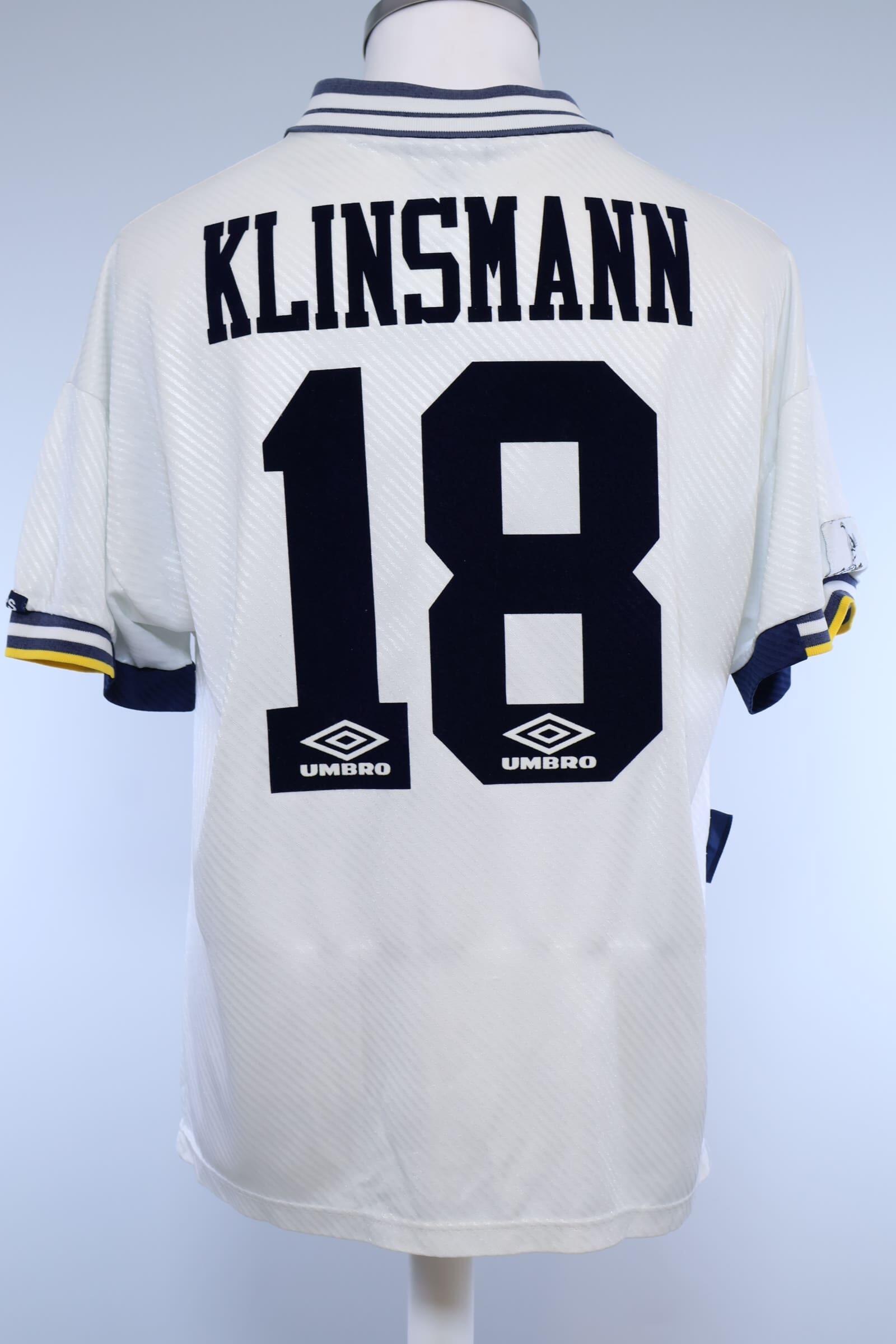 Tottenham Hotspur 1993/95 Klinsmann #18 Home Shirt - MAuthentic Original Football Shirt
