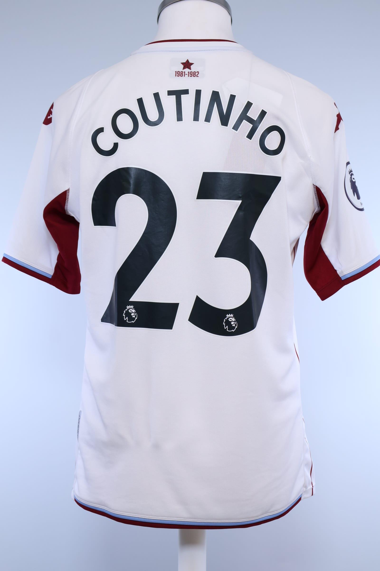 Aston Villa 2021/22 Coutinho #76 Away Shirt - MAuthentic Original Football Shirt