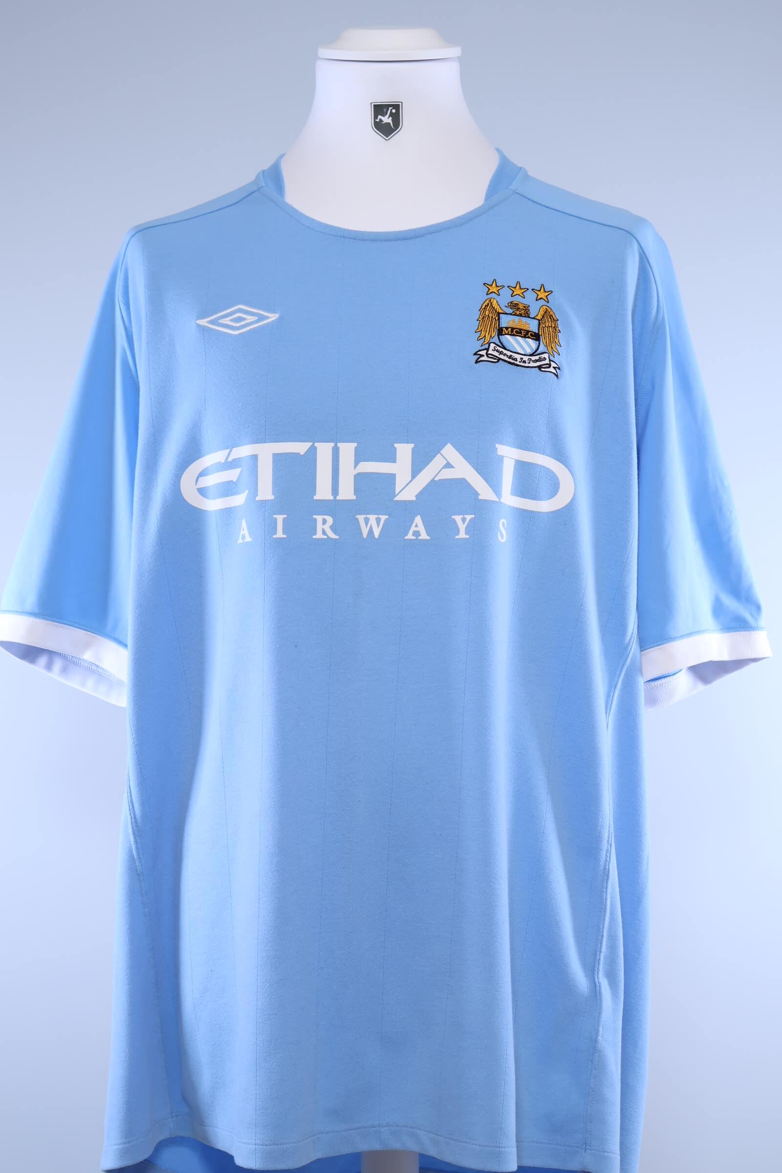 Manchester City 2010/11 Home Shirt - XXLAuthentic Original Football Shirt