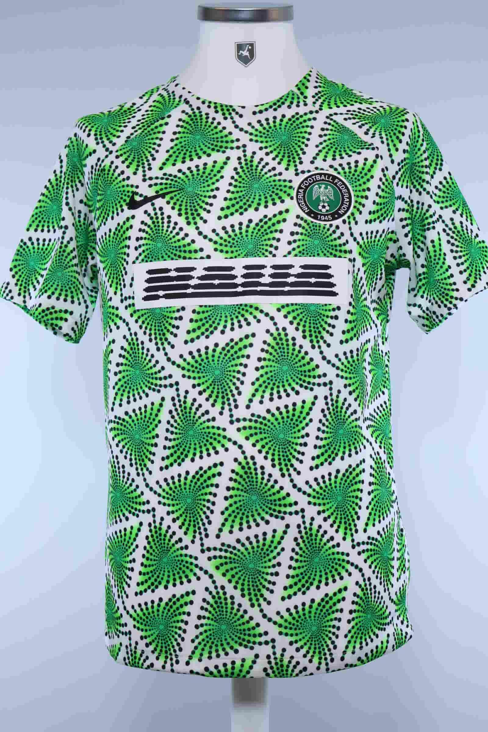 Nigeria 2022/23 Prematch Shirt - MAuthentic Original Football Shirt