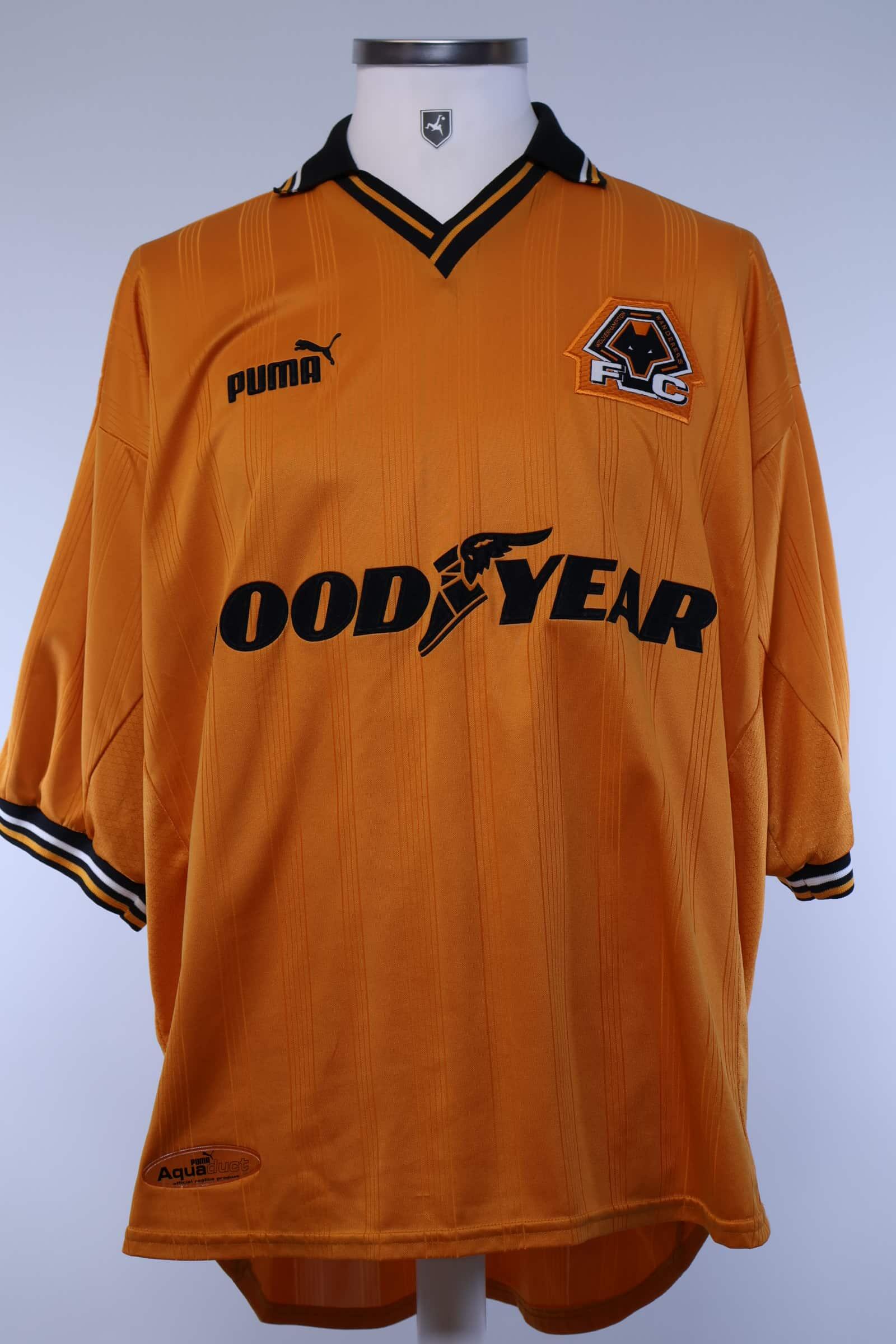 Wolverhampton Wanderes F.C 1998/99 Home Shirt - XLAuthentic Original Football Shirt