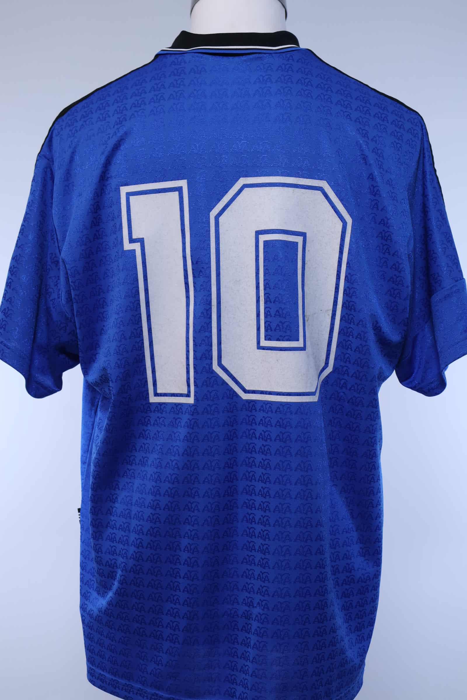 Argentina 1994/94 Maradona #10 Away Shirt - Licensed Remake - L Authenic Original Football Shirt